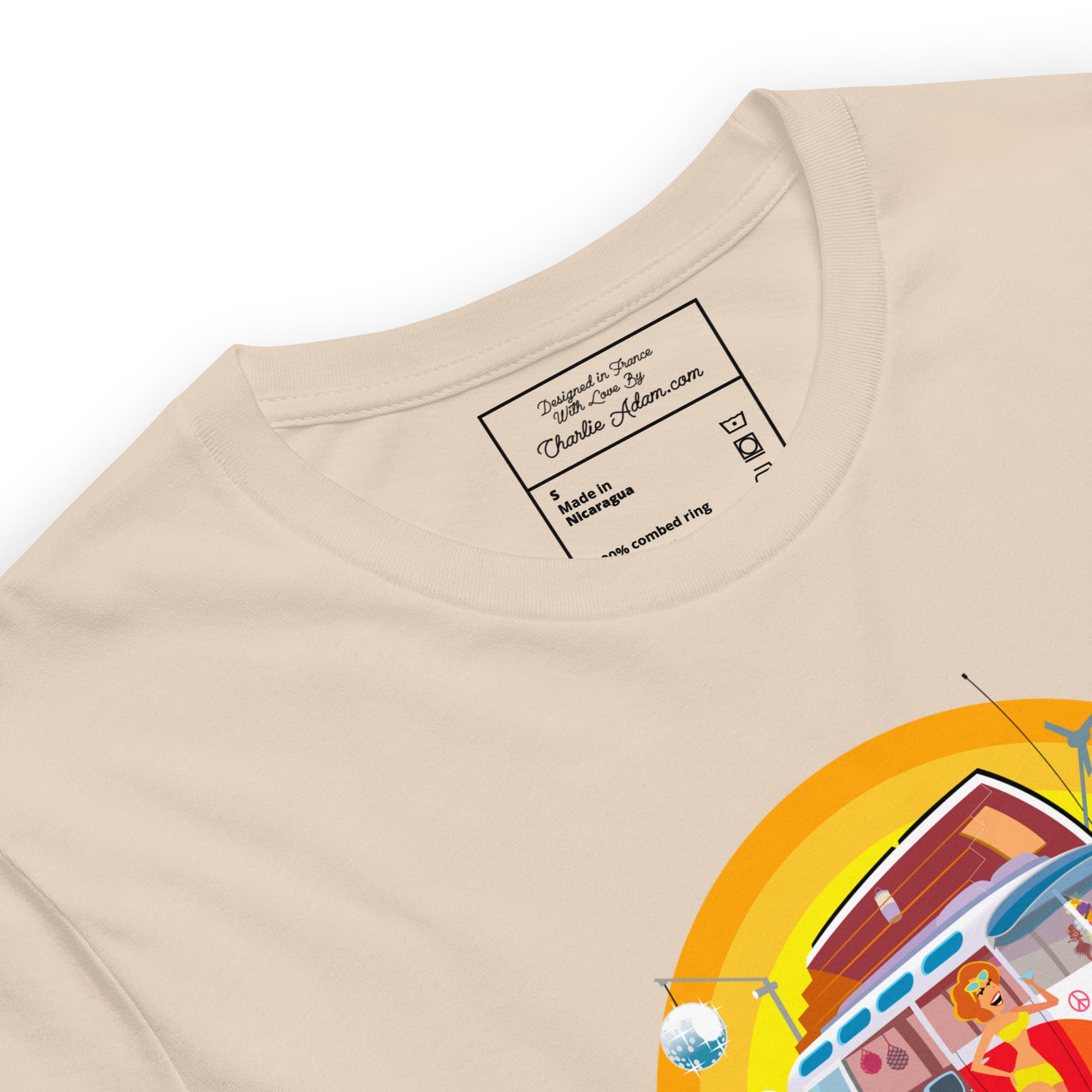 Unisex cotton t-shirt Ultra Combi on light colors