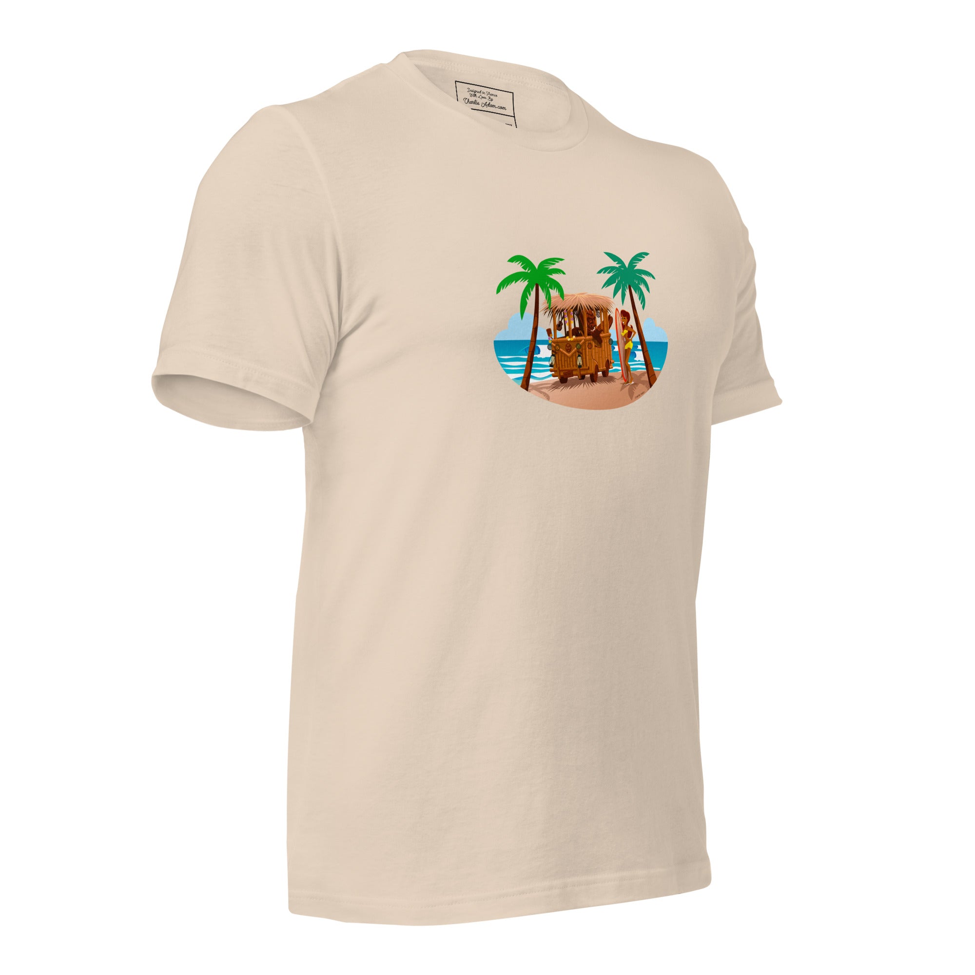 Unisex t-shirt Tiki Kombi on light colors