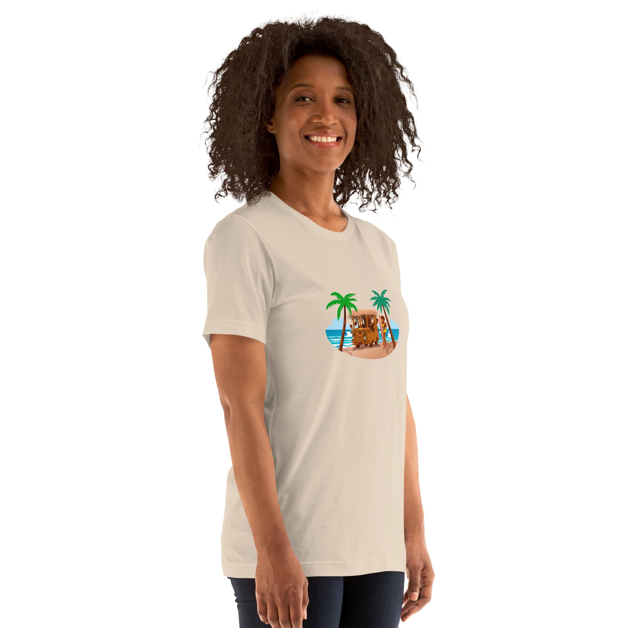 Unisex t-shirt Tiki Kombi on light colors