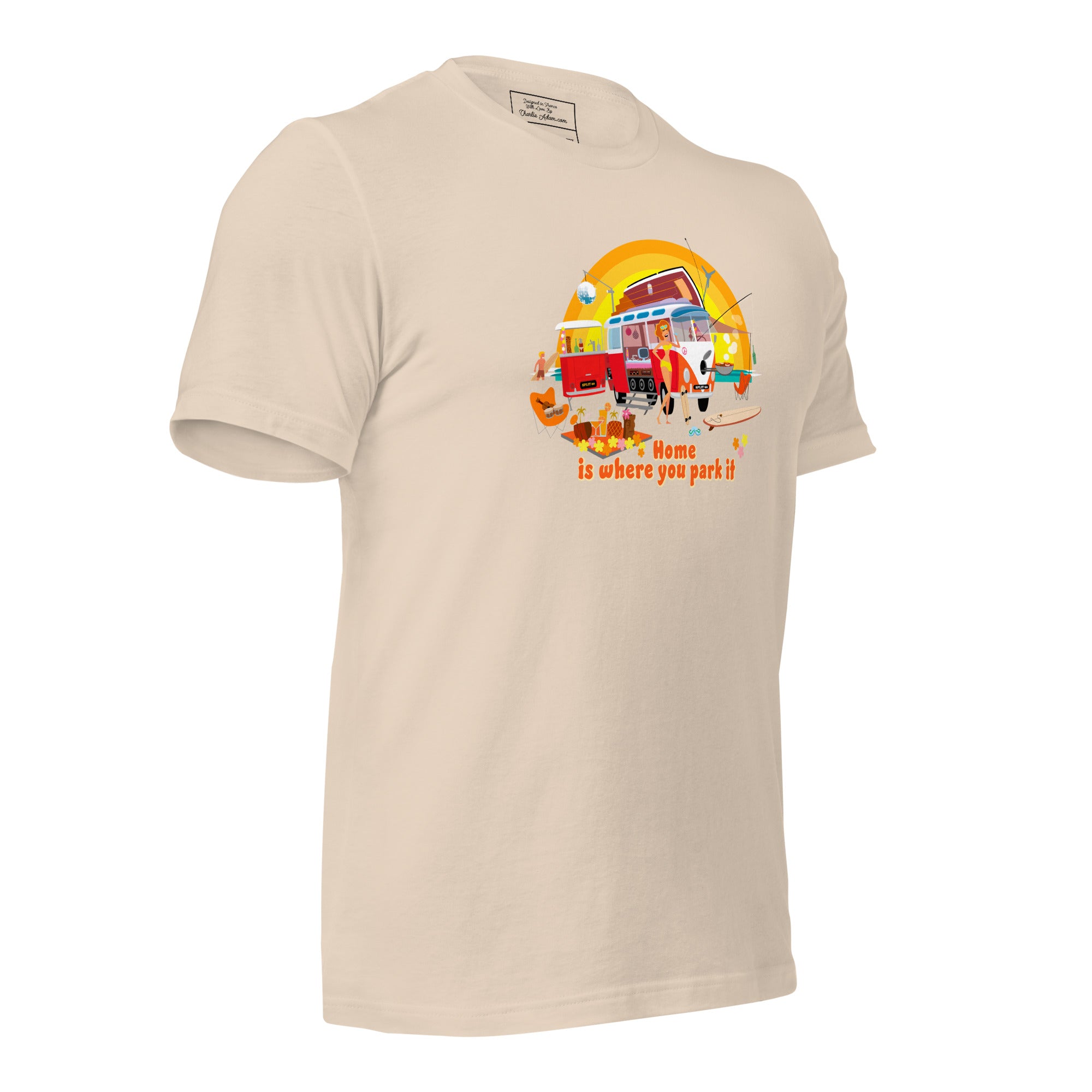 Unisex cotton t-shirt Ultra Combi on light colors