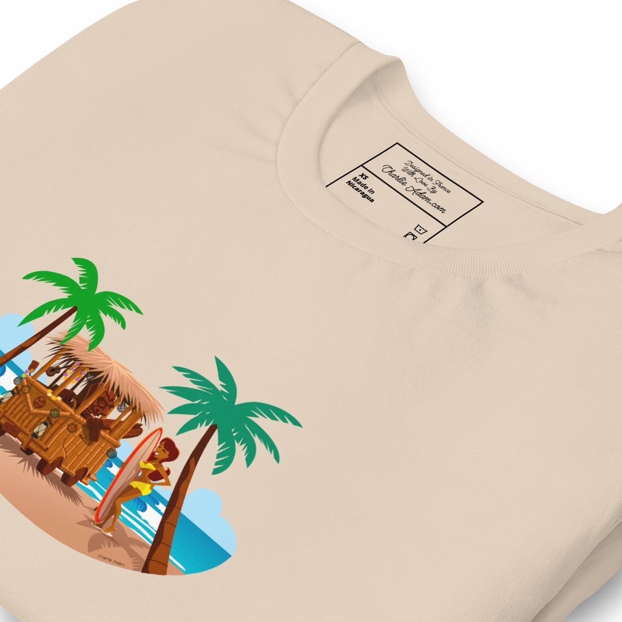 Unisex t-shirt Tiki Kombi on light colors
