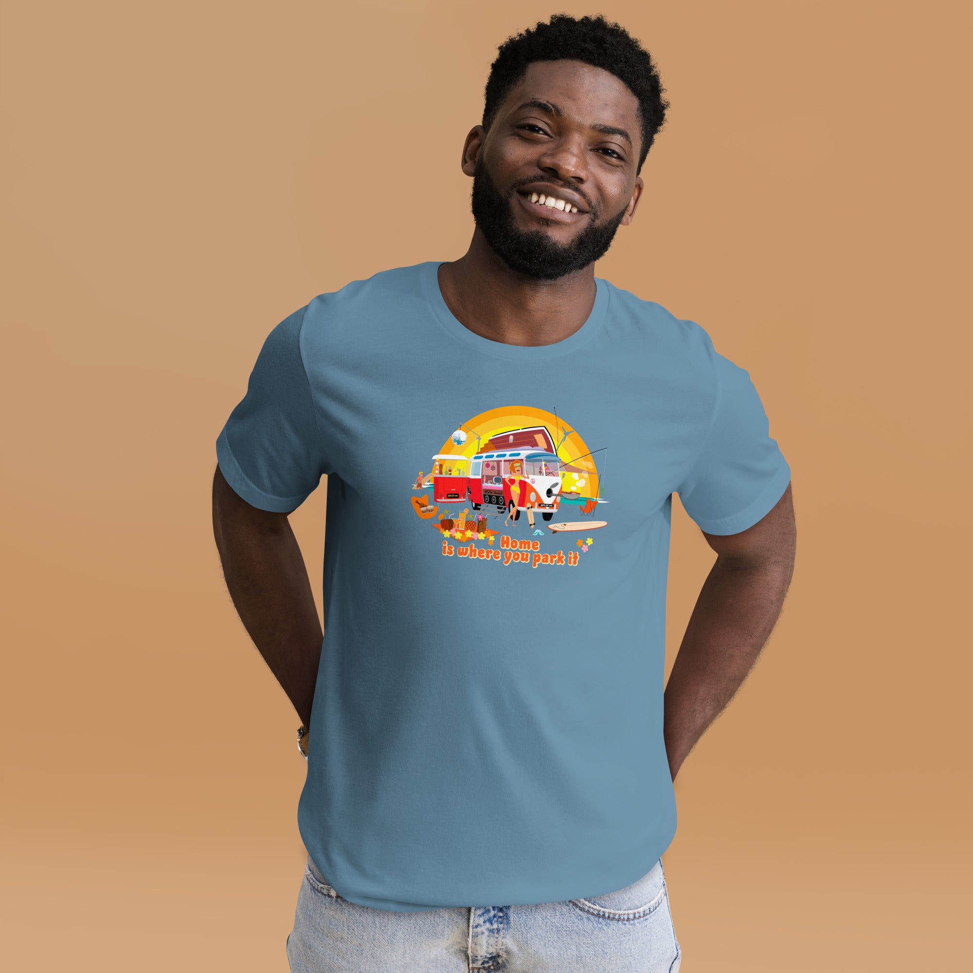 Unisex cotton t-shirt Ultra Combi on dark colors