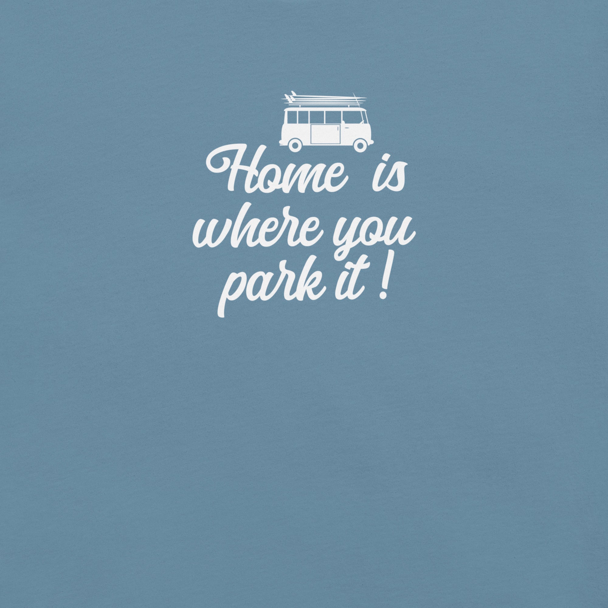 T-shirt en coton unisexe White Surf Combi sur couleurs foncées