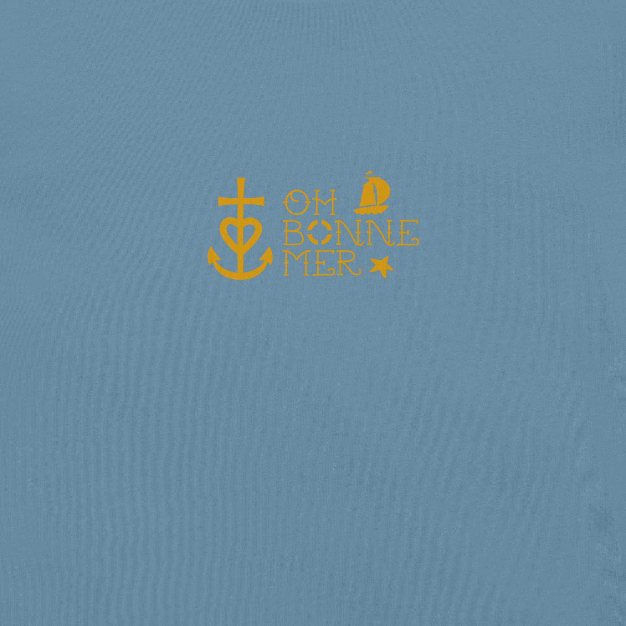 Unisex cotton t-shirt Oh Bonne Mer 2 on dark colors