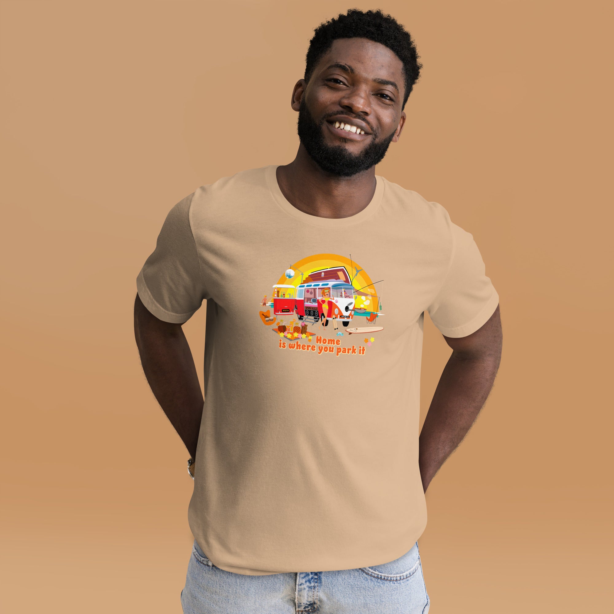 Unisex cotton t-shirt Ultra Combi on bright colors