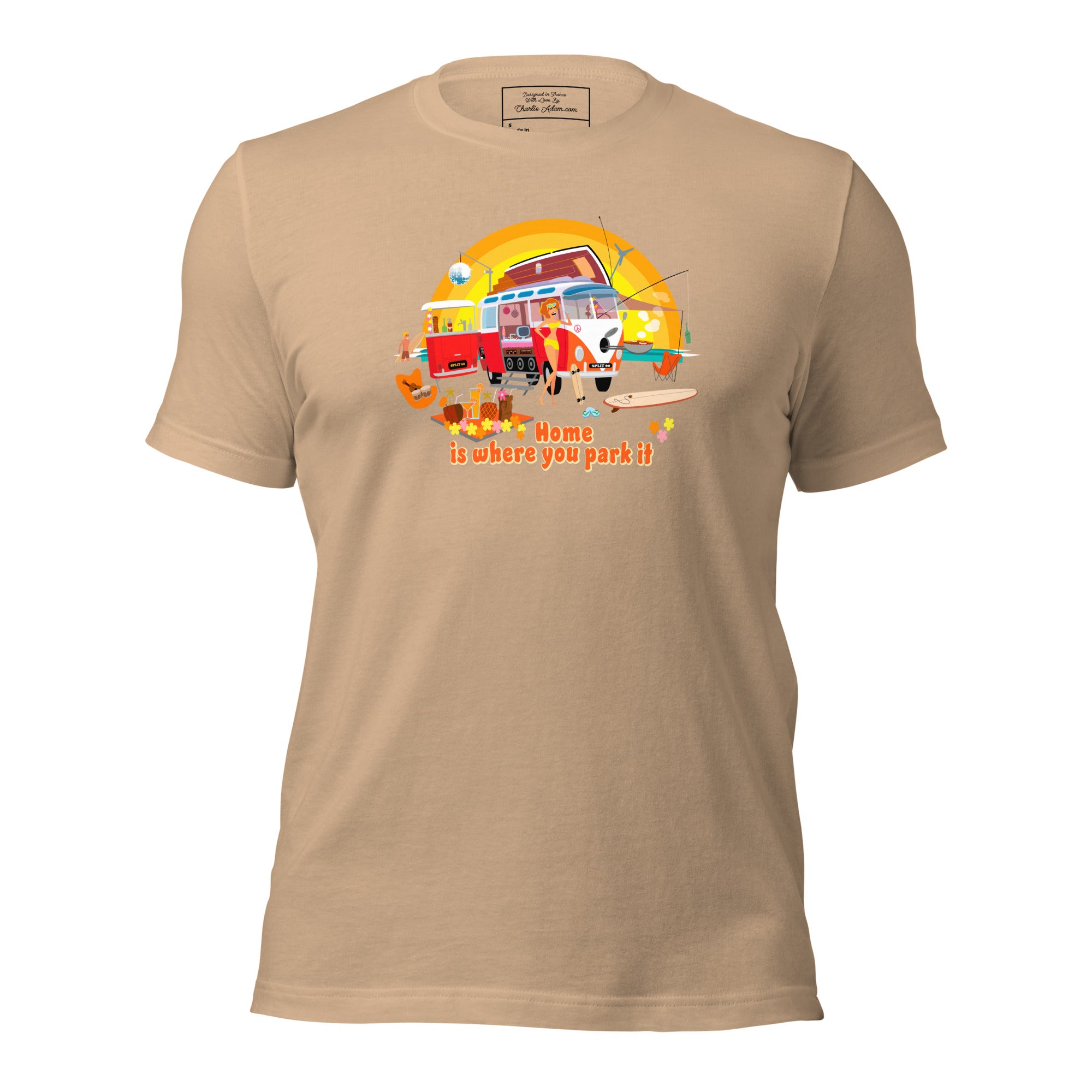 Unisex cotton t-shirt Ultra Combi on bright colors