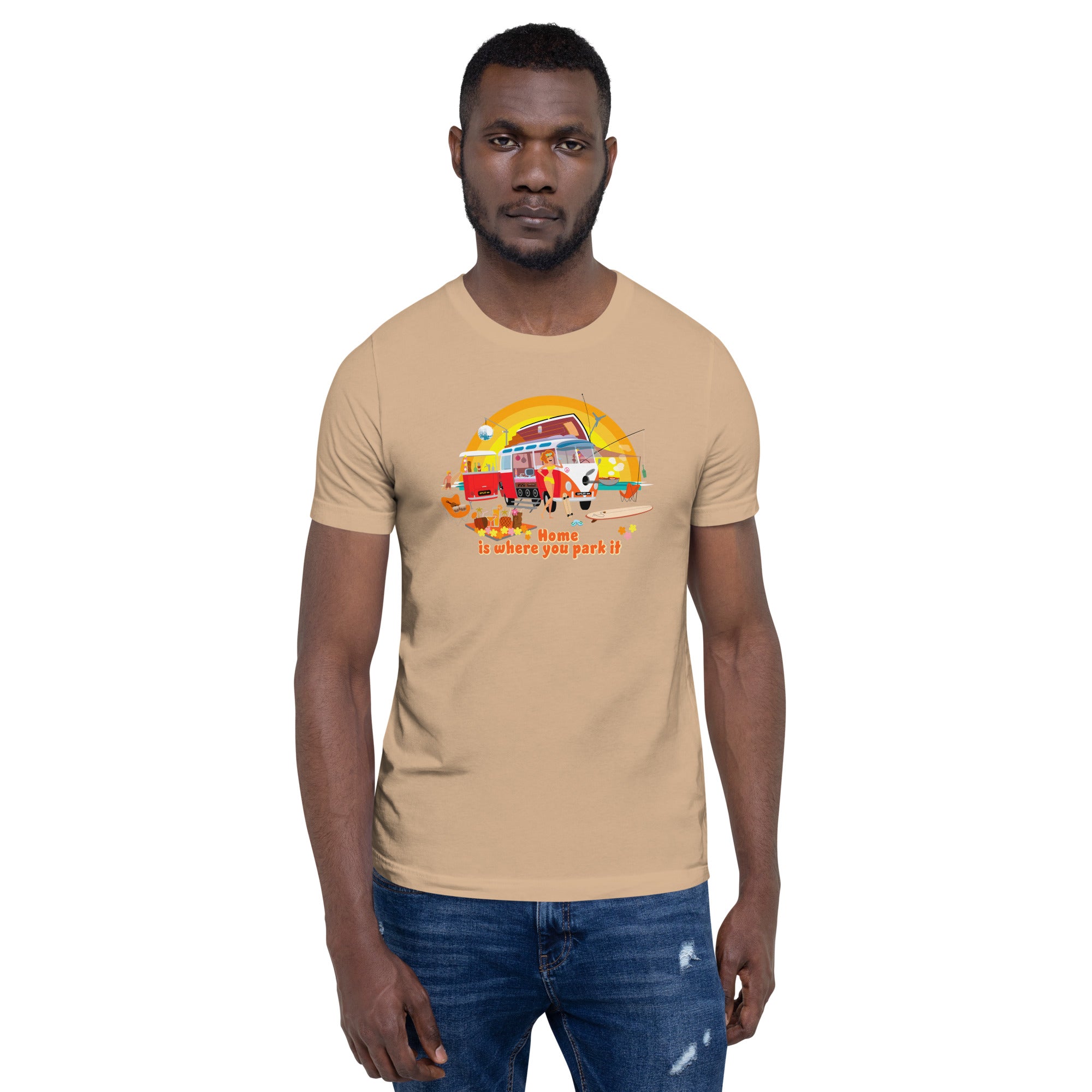 Unisex cotton t-shirt Ultra Combi on bright colors