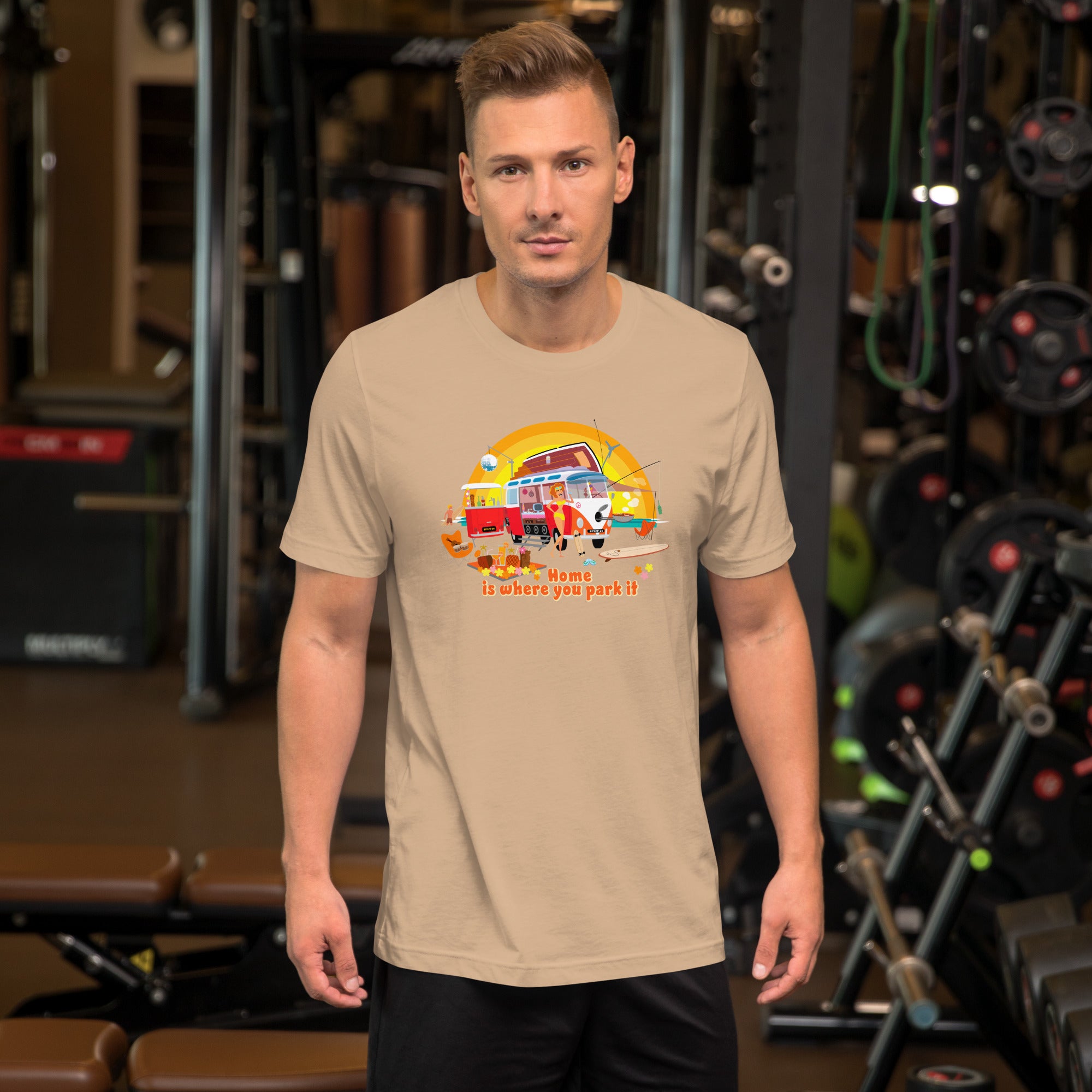 Unisex cotton t-shirt Ultra Combi on bright colors