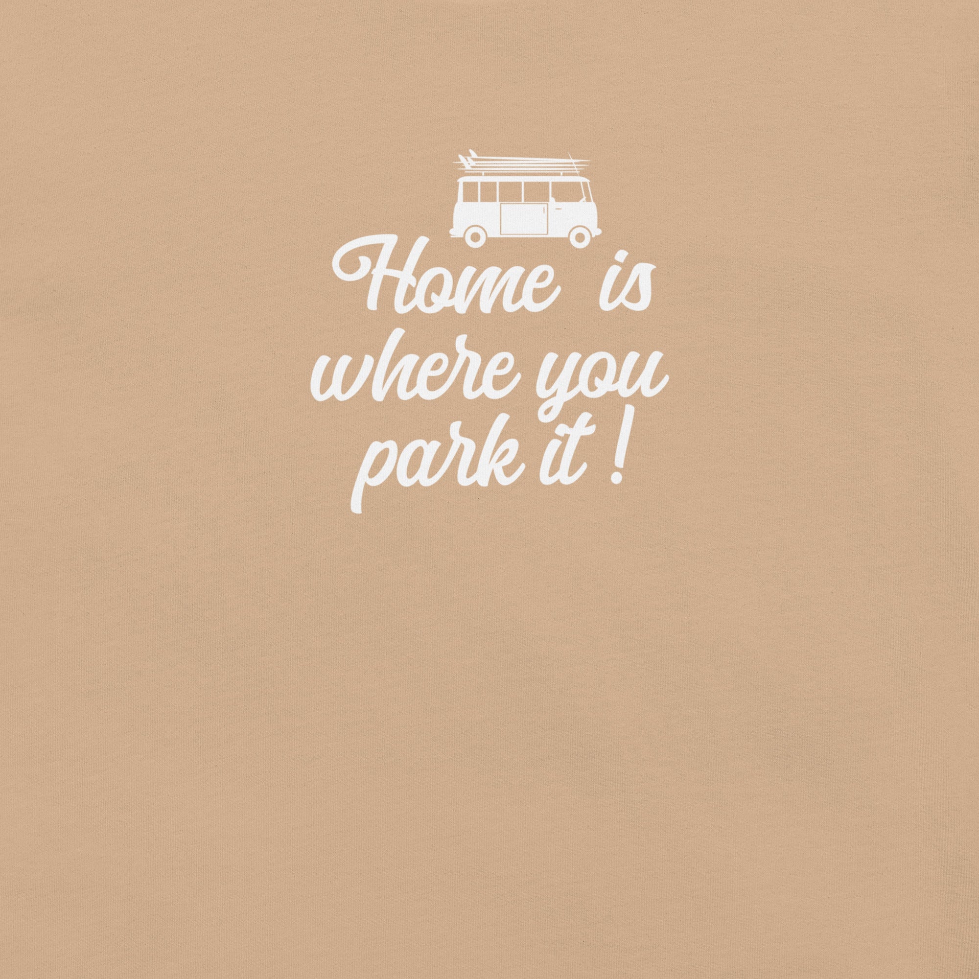 T-shirt en coton unisexe White Surf Combi sur couleurs vives