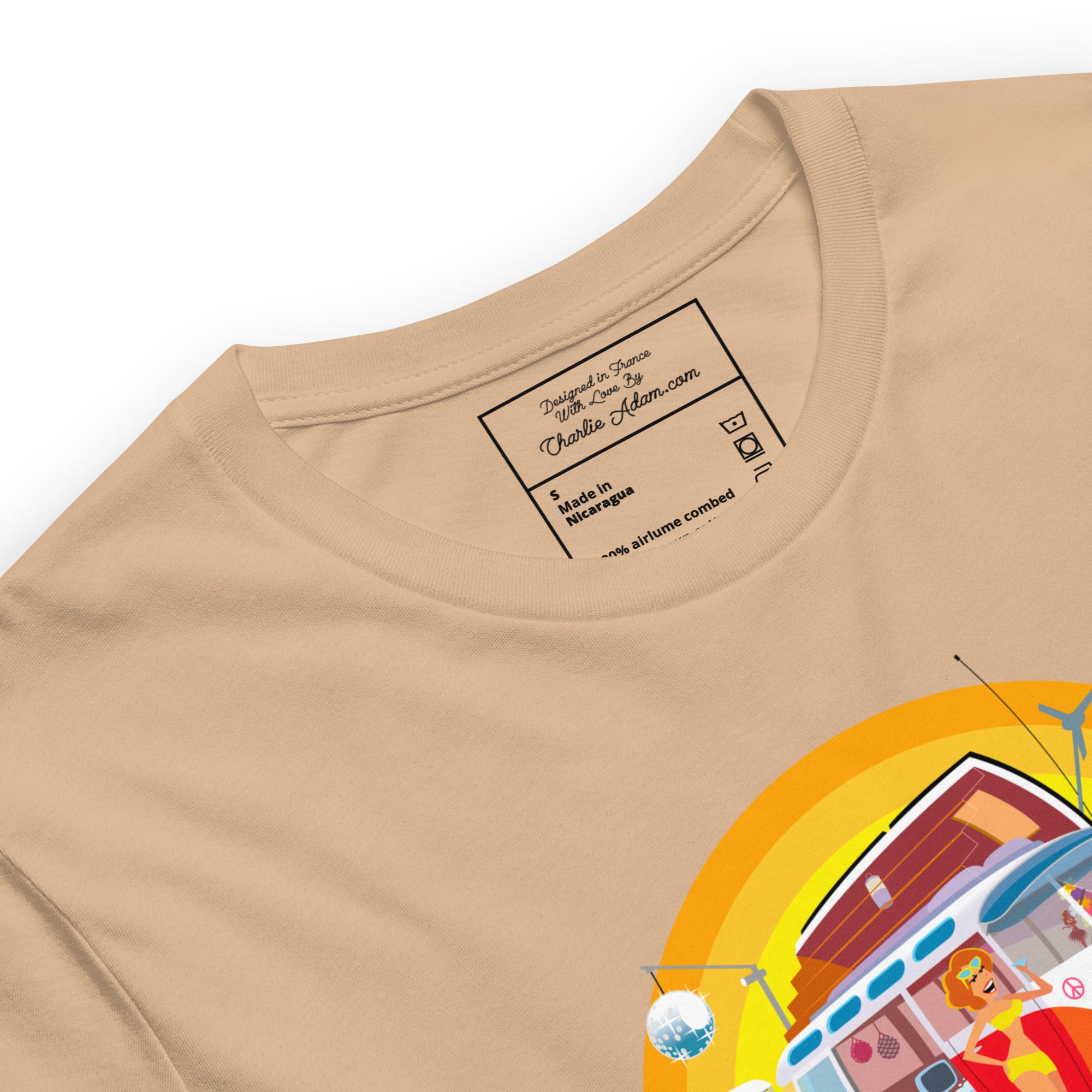 Unisex cotton t-shirt Ultra Combi on bright colors