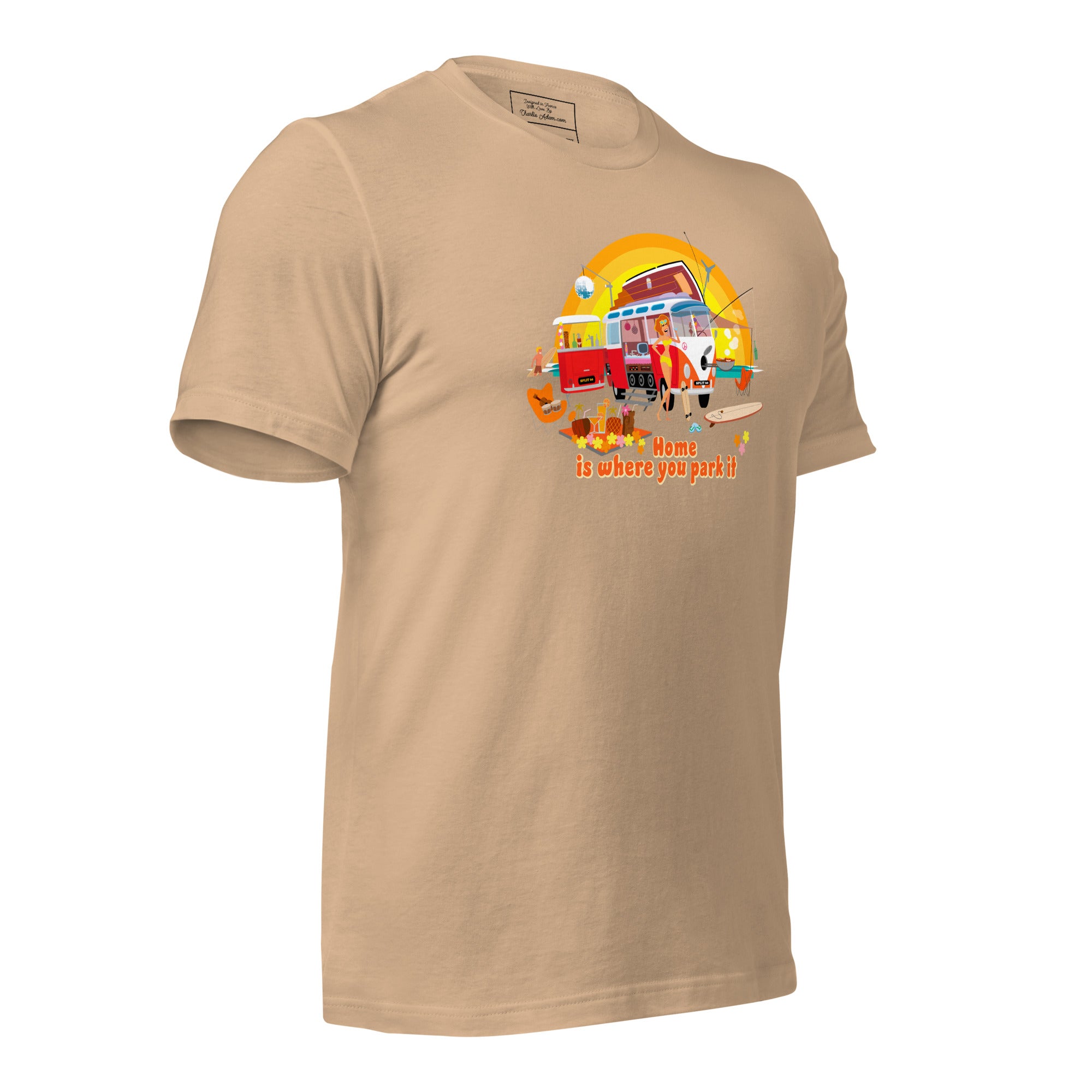 Unisex cotton t-shirt Ultra Combi on bright colors