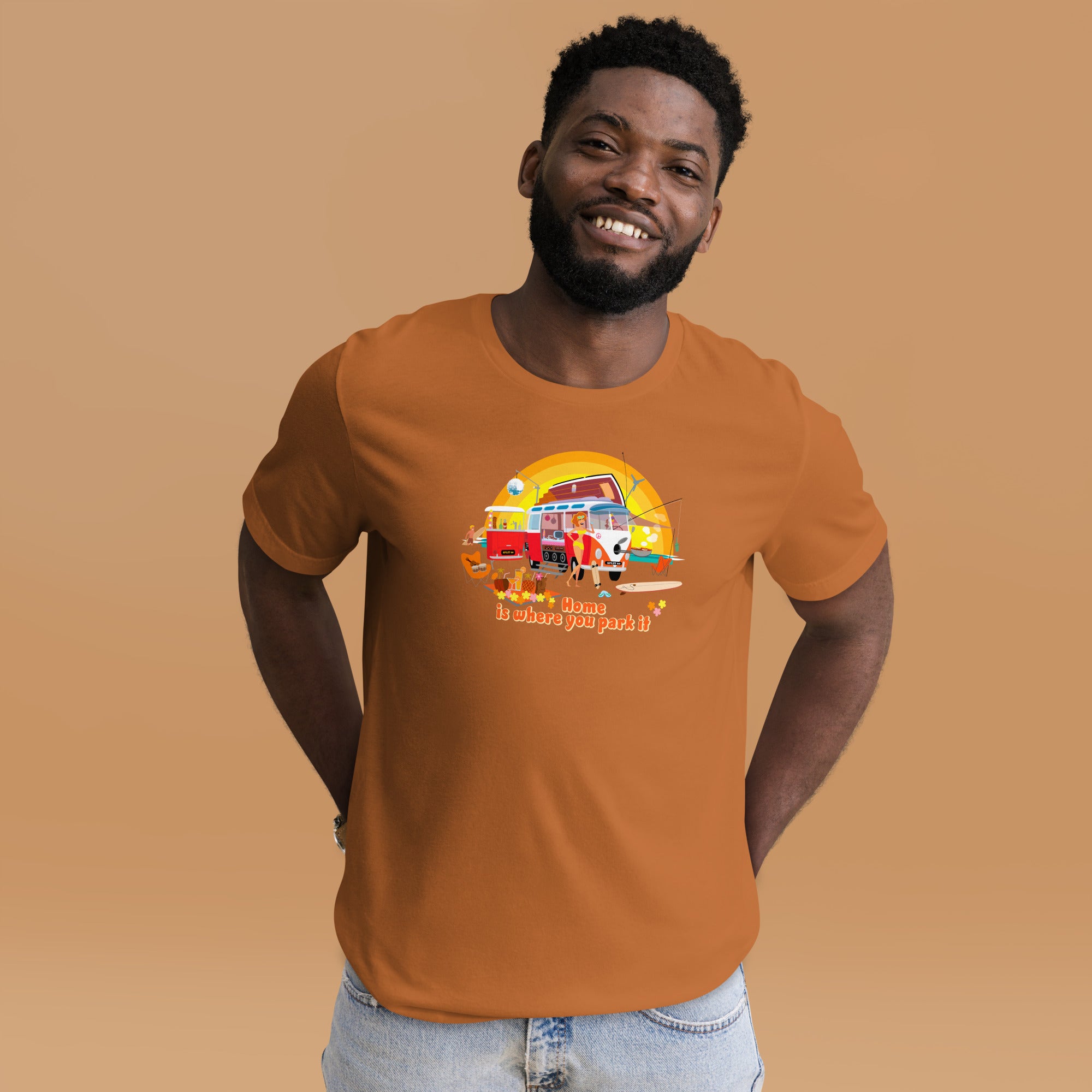 Unisex cotton t-shirt Ultra Combi on bright colors
