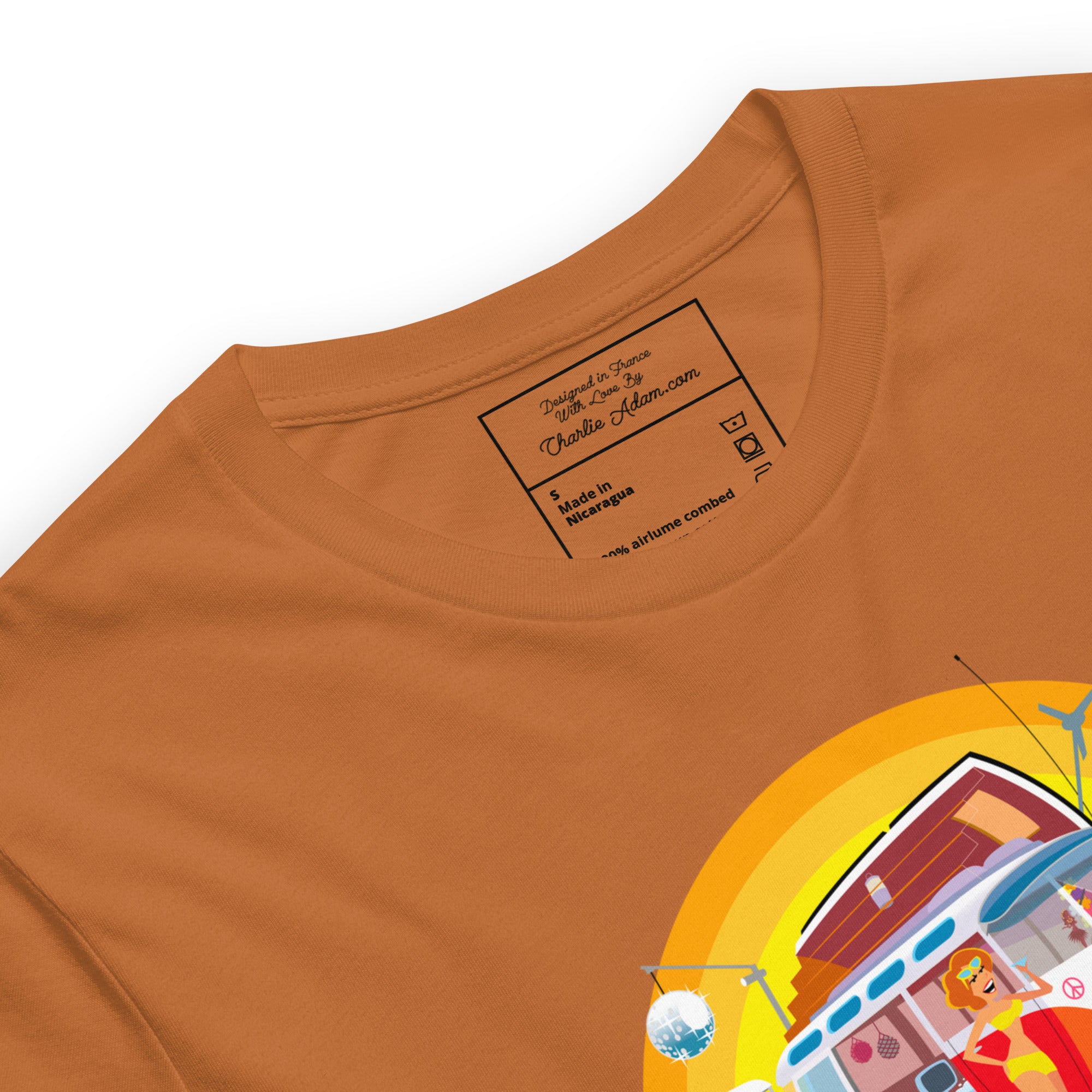 Unisex cotton t-shirt Ultra Combi on bright colors