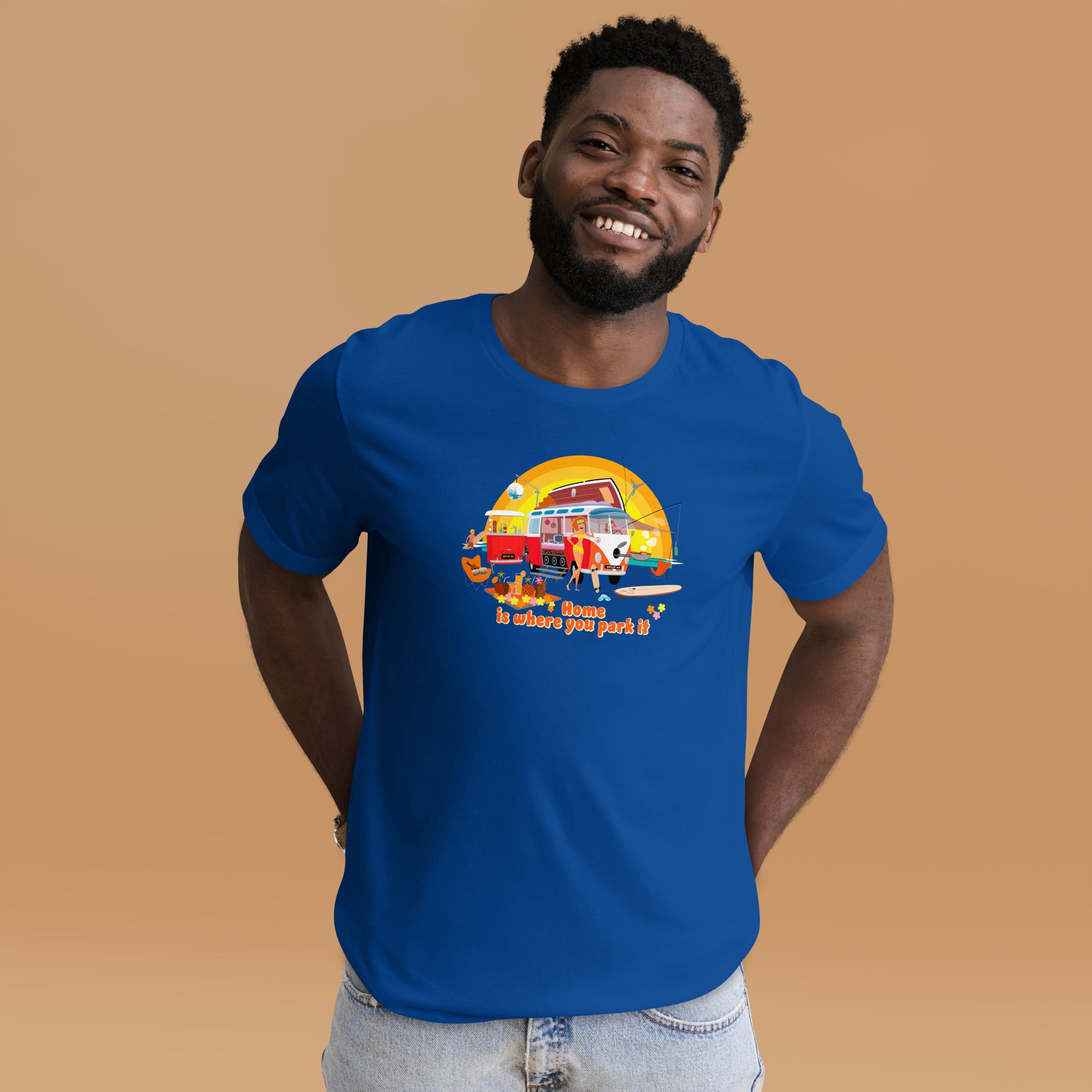 Unisex cotton t-shirt Ultra Combi on dark colors