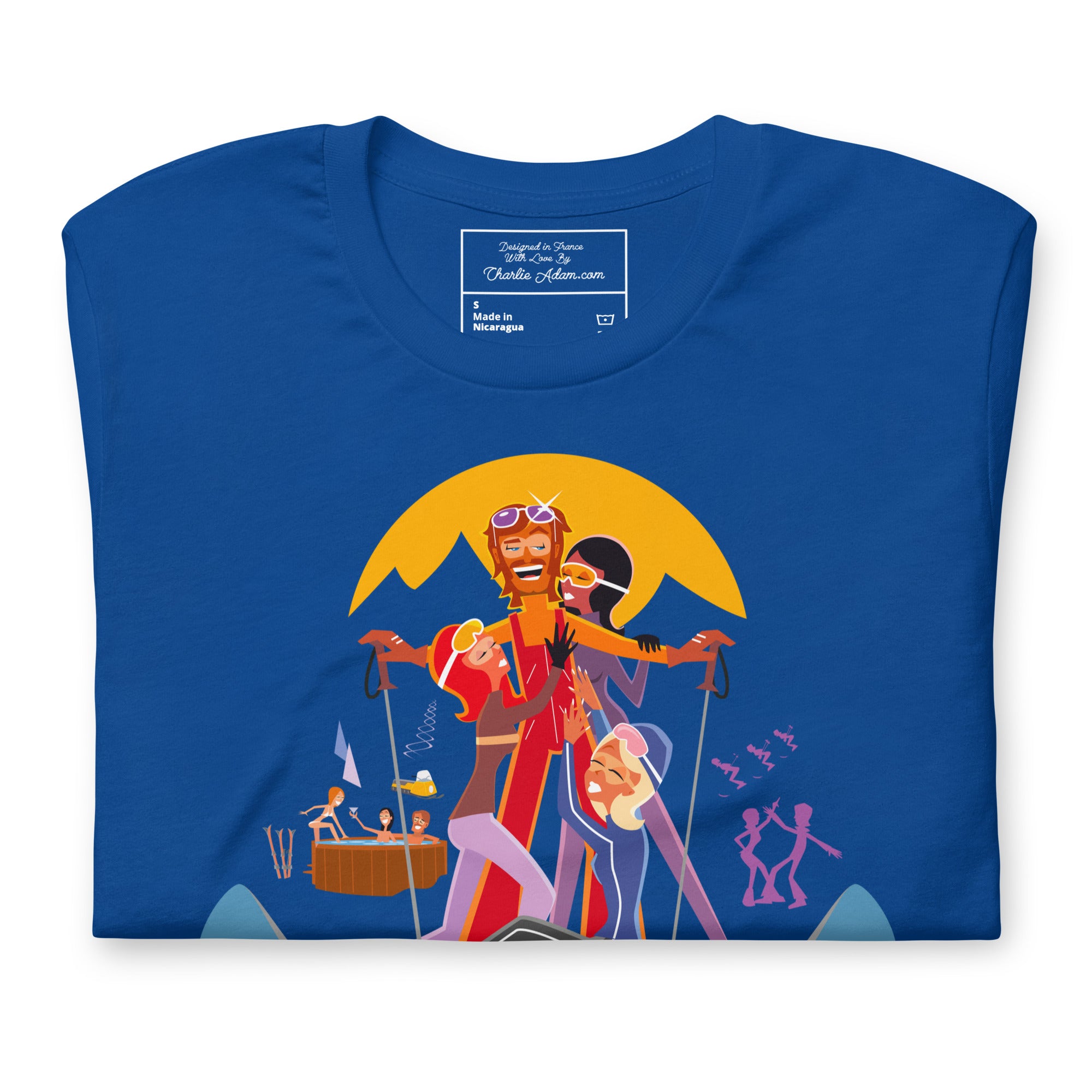 T-shirt en coton unisexe Love instructor First lesson free sur couleurs foncées