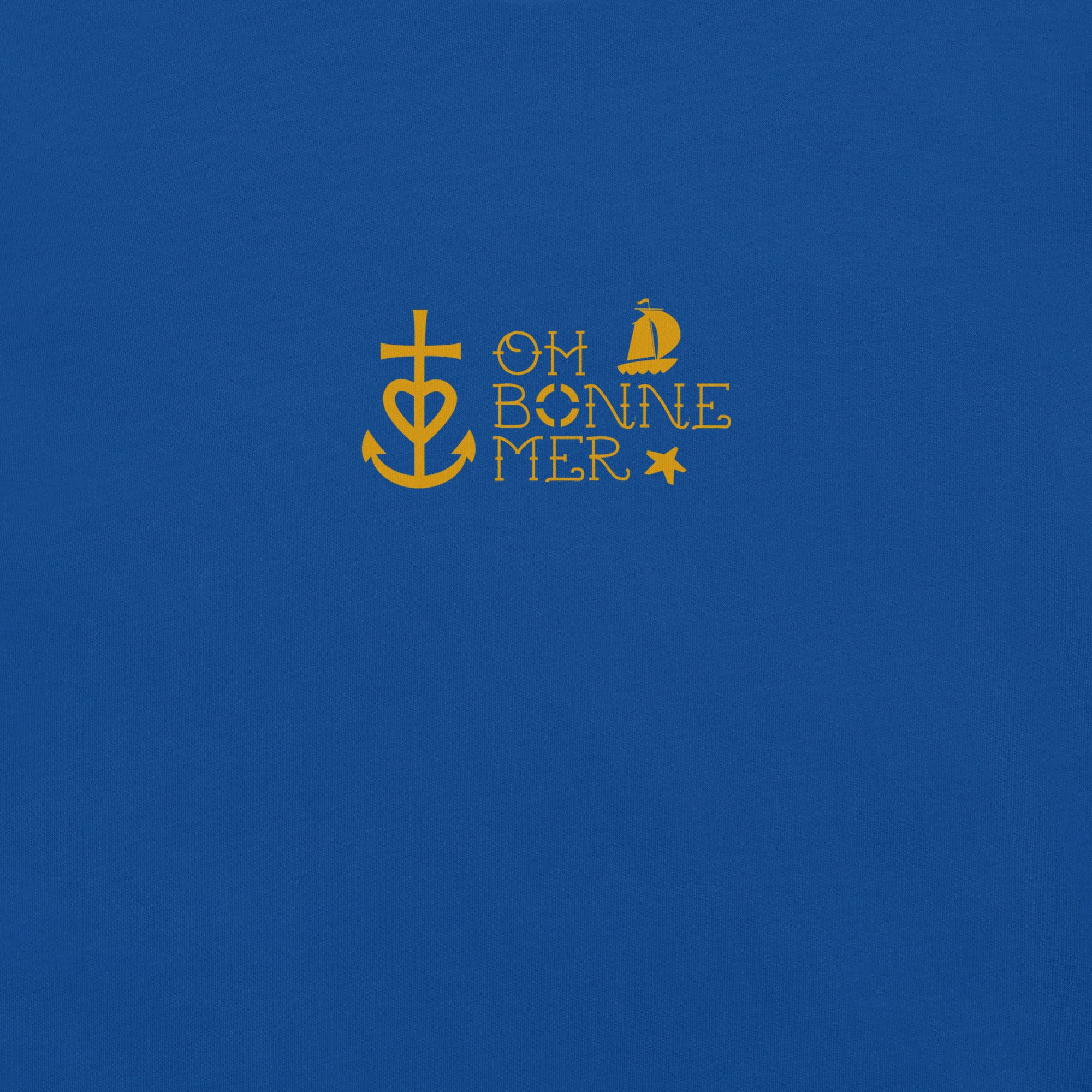 Unisex cotton t-shirt Oh Bonne Mer 2 on dark colors