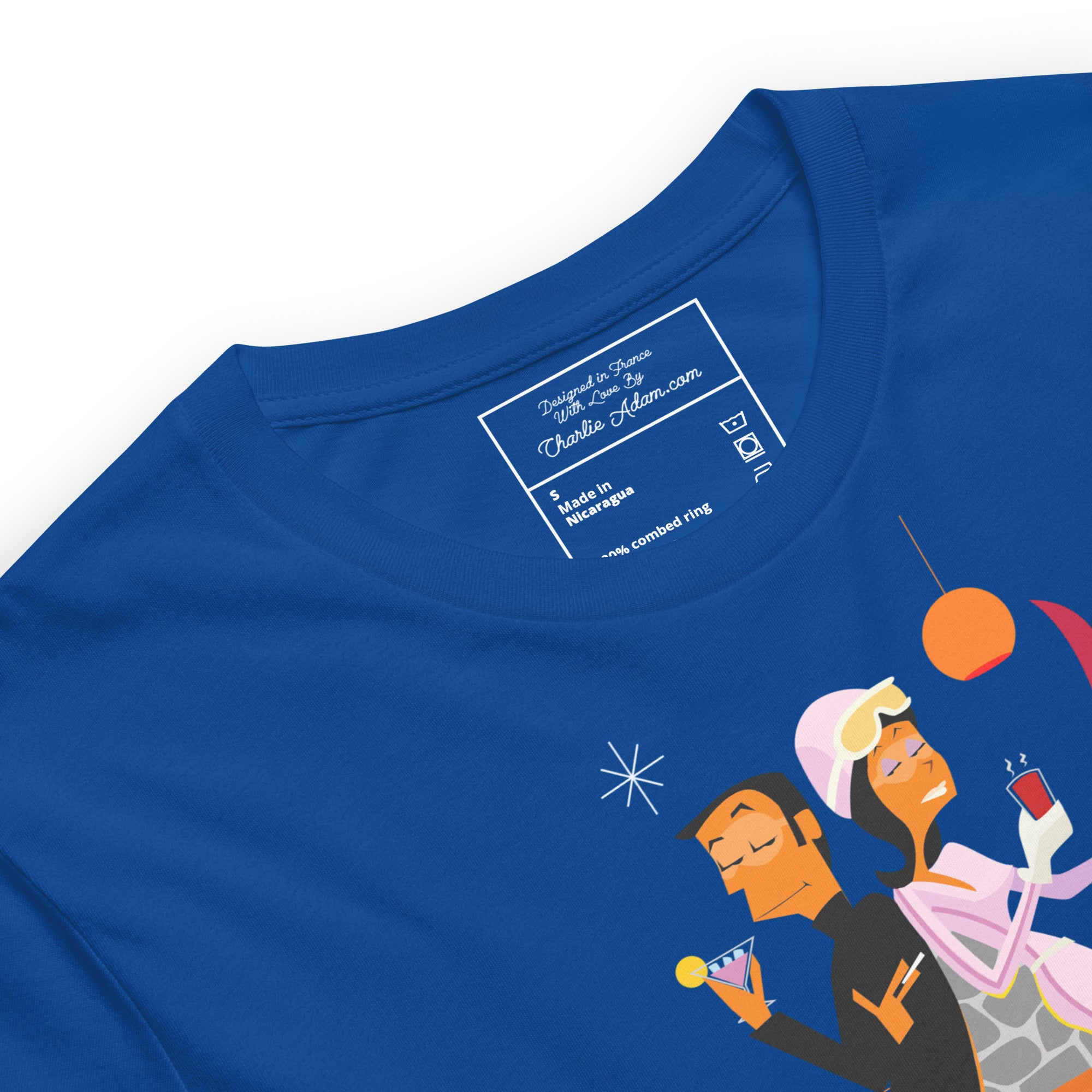 T-shirt en coton unisexe License To Chill Mission Après-Ski sur couleurs foncées