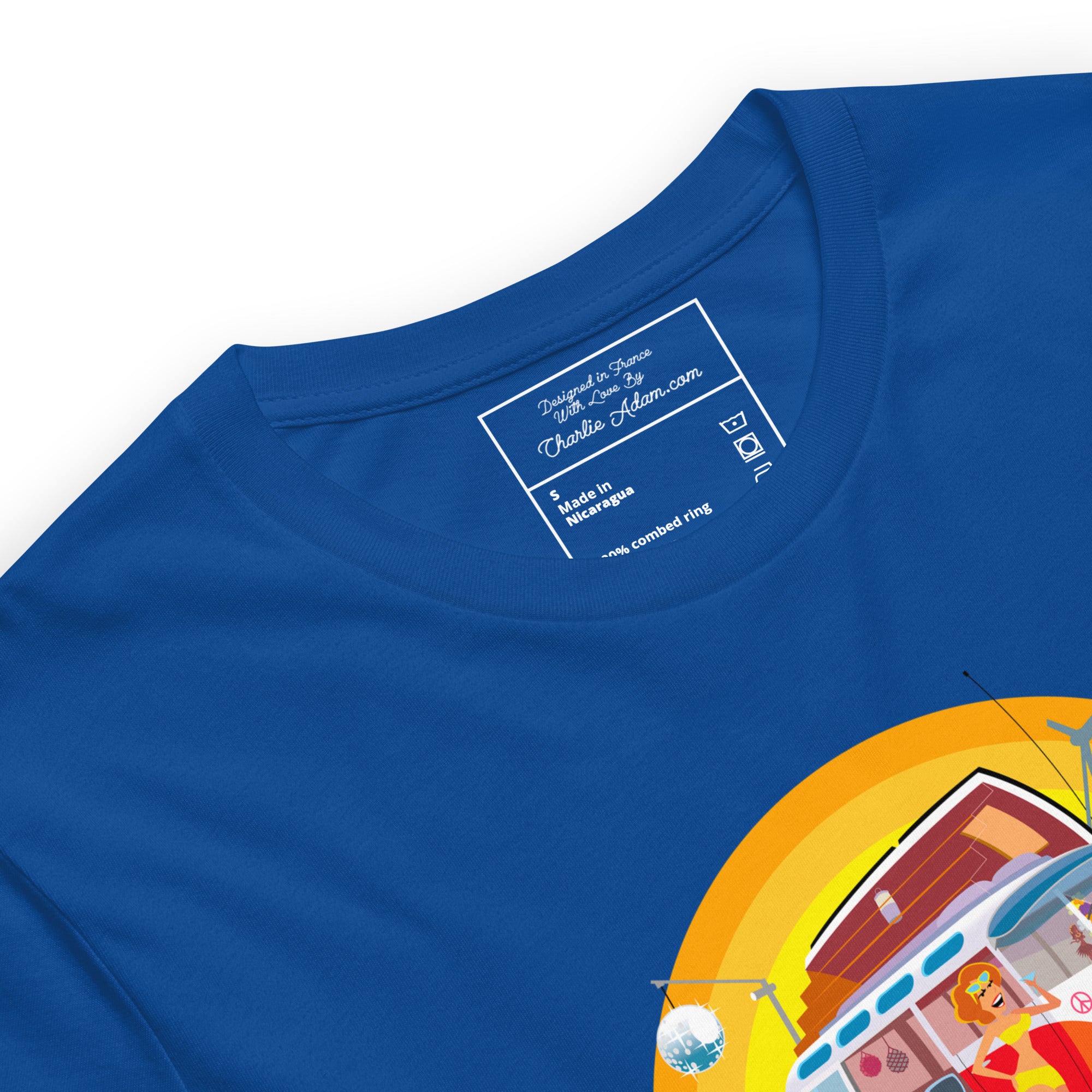 Unisex cotton t-shirt Ultra Combi on dark colors