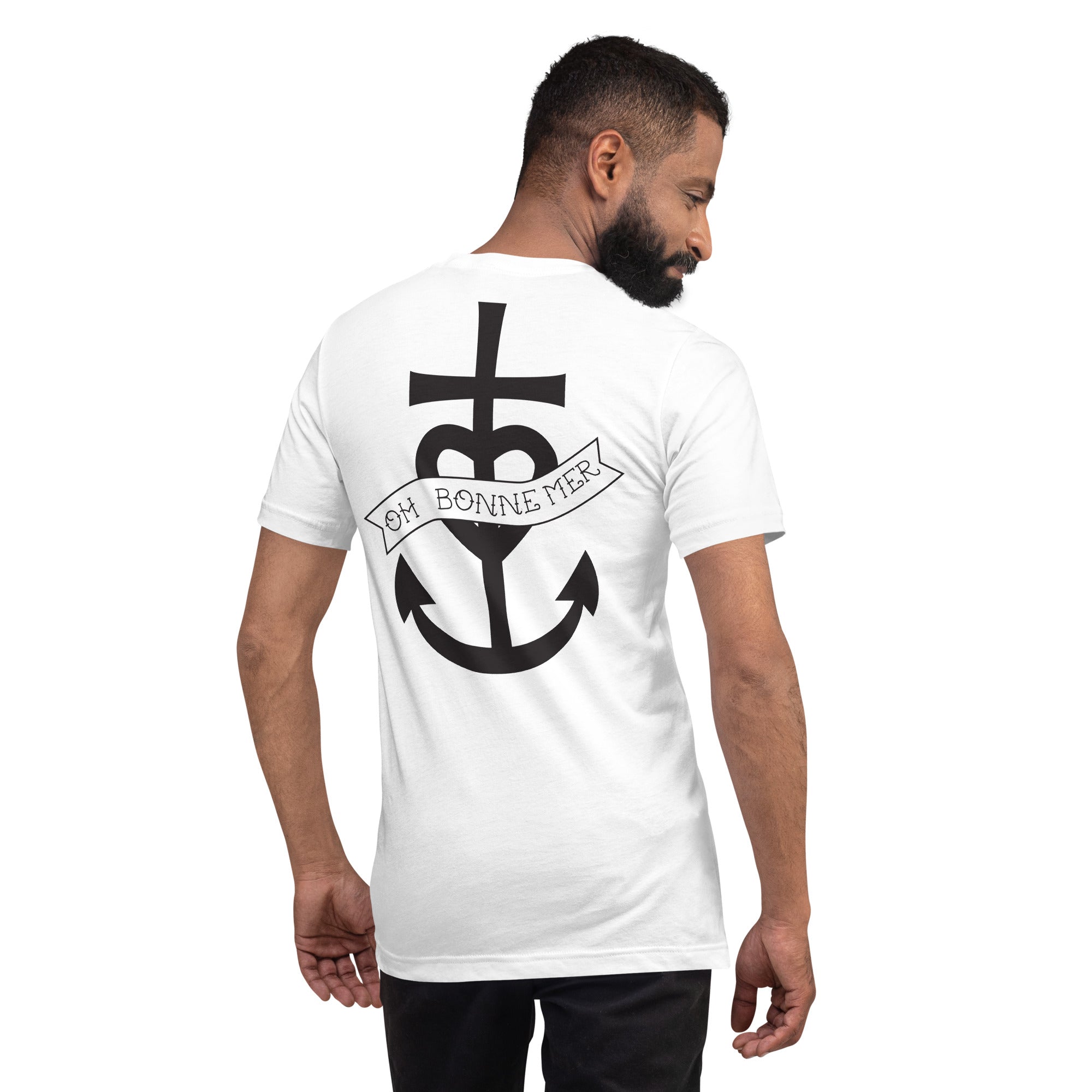 Unisex t-shirt Oh Bonne Mer 1 large printed pattern (back)