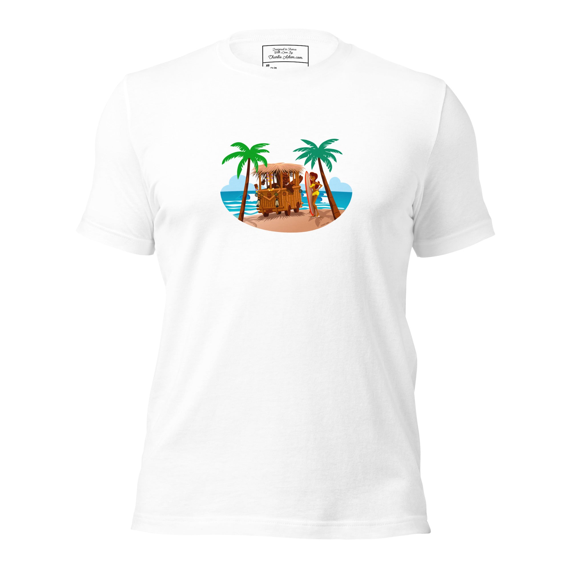 Unisex t-shirt Tiki Kombi on light colors