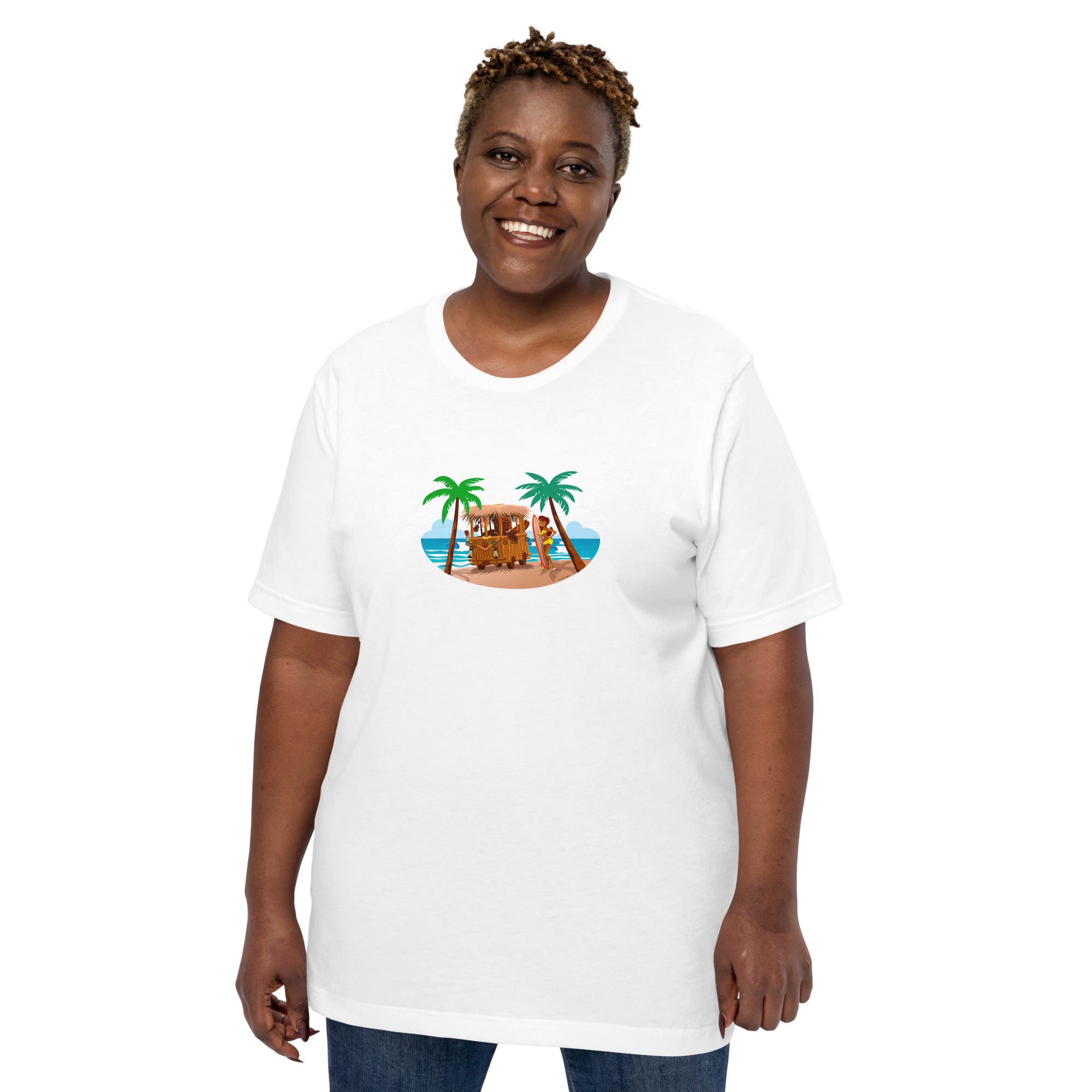 Unisex t-shirt Tiki Kombi on light colors