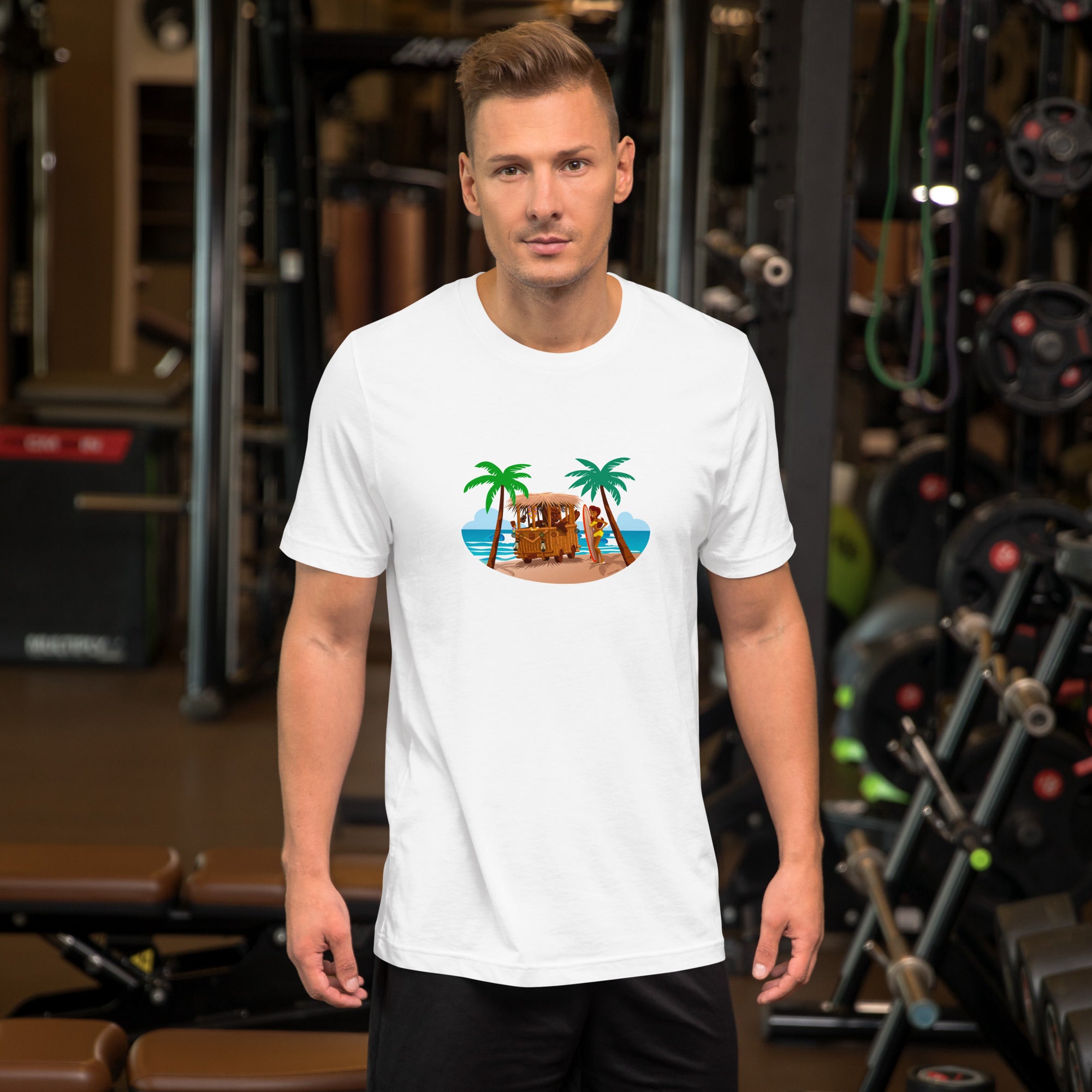 Unisex t-shirt Tiki Kombi on light colors