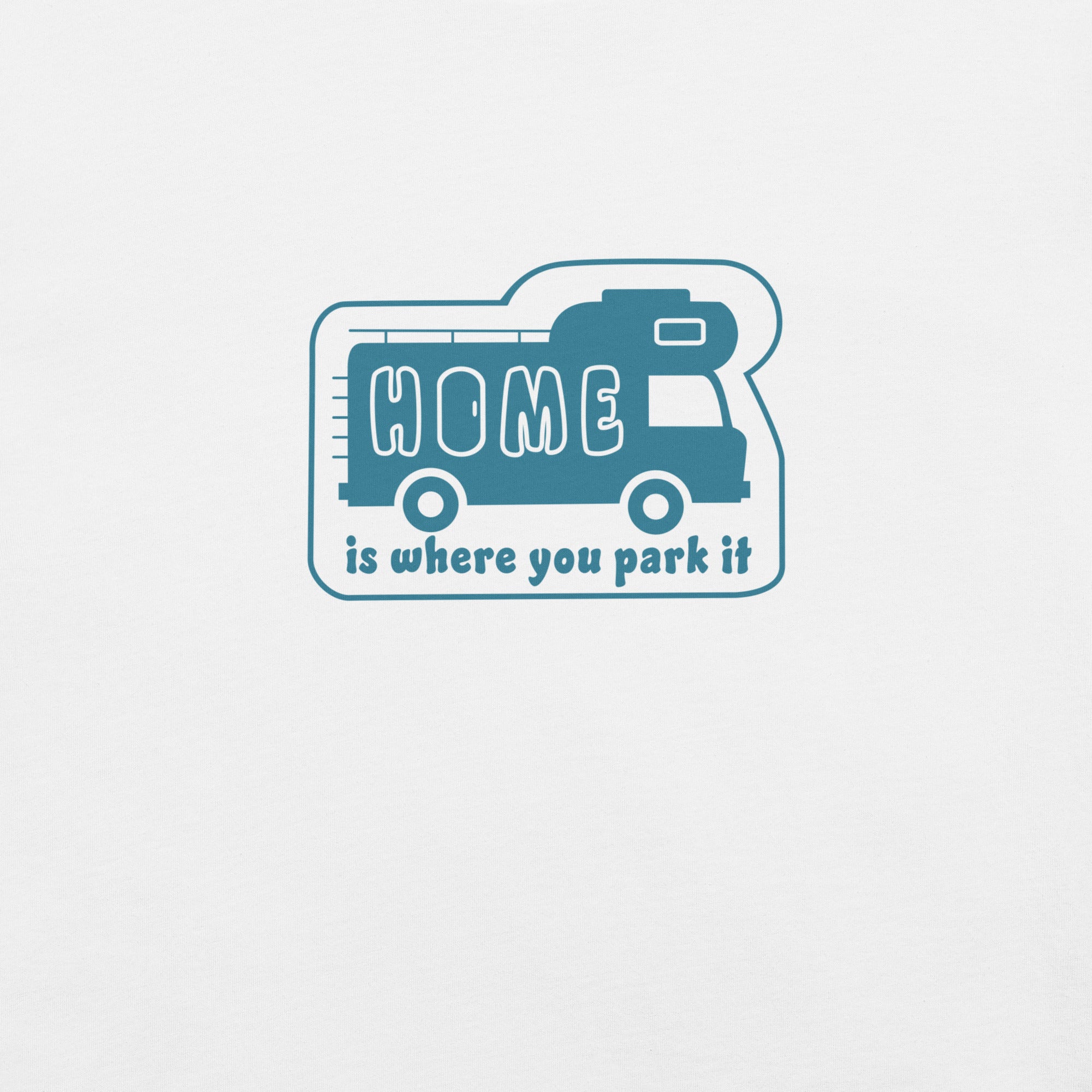 Unisex cotton t-shirt Bold Camper Van on light colors