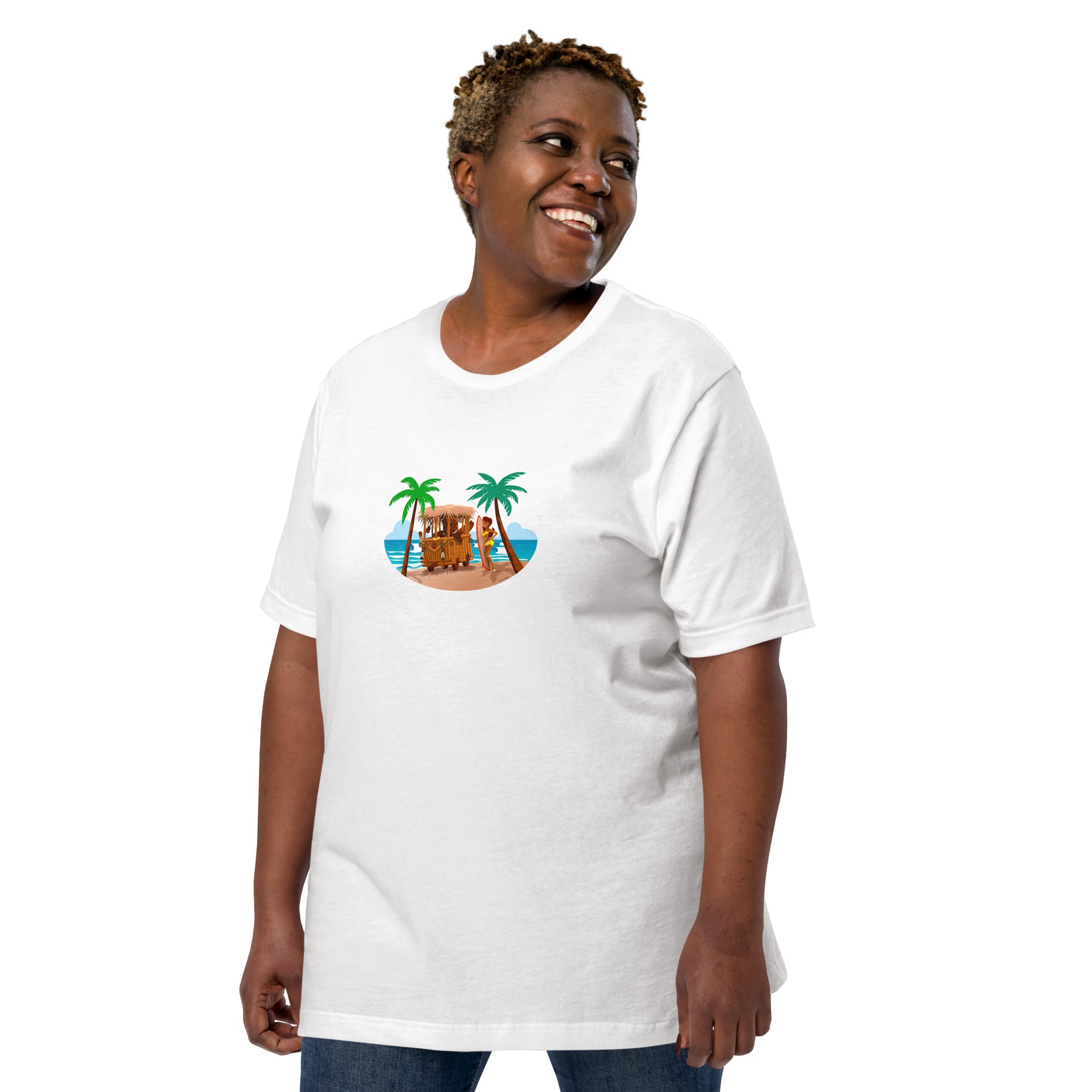 Unisex t-shirt Tiki Kombi on light colors