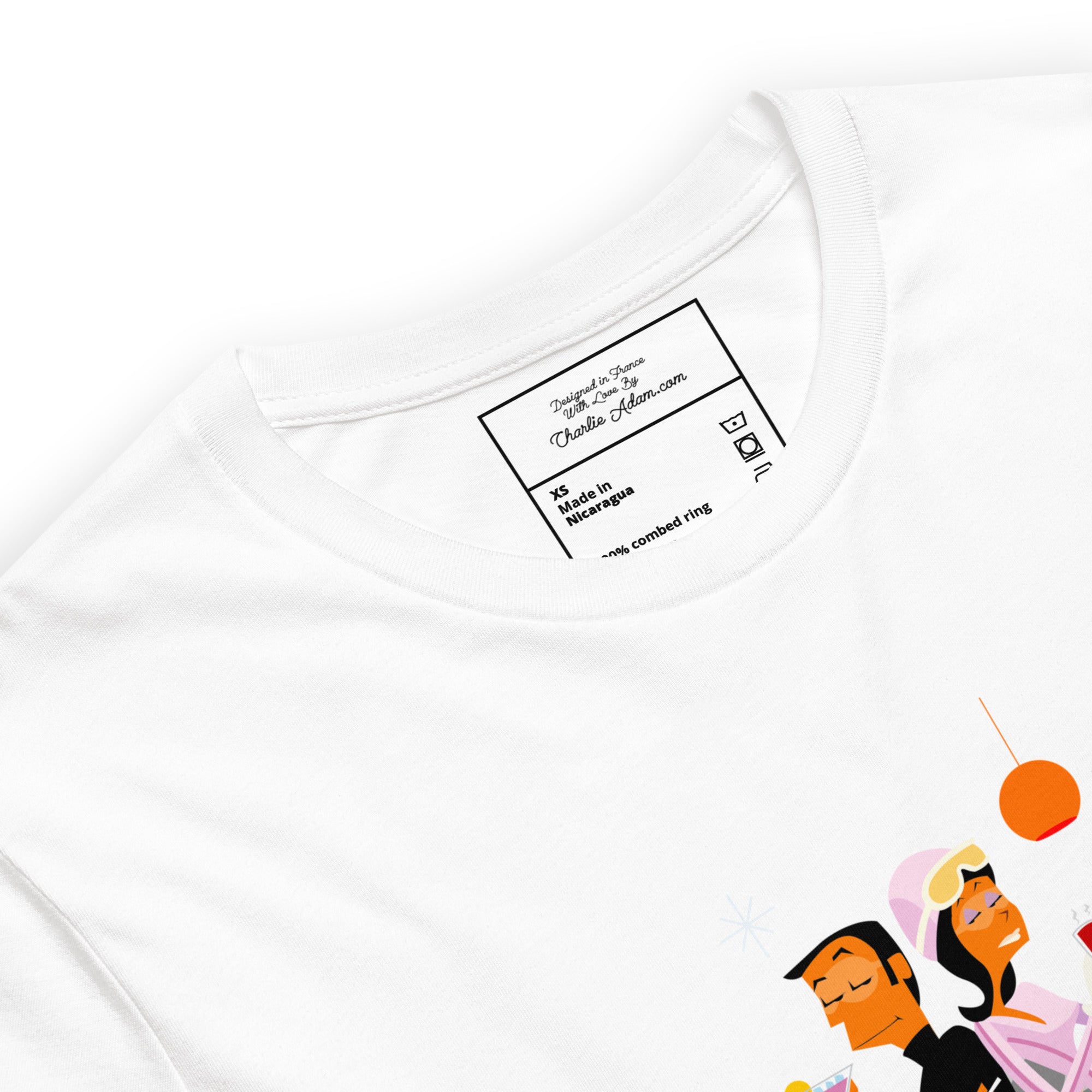 T-shirt en coton unisexe License To Chill Mission Après-Ski sur couleurs claires