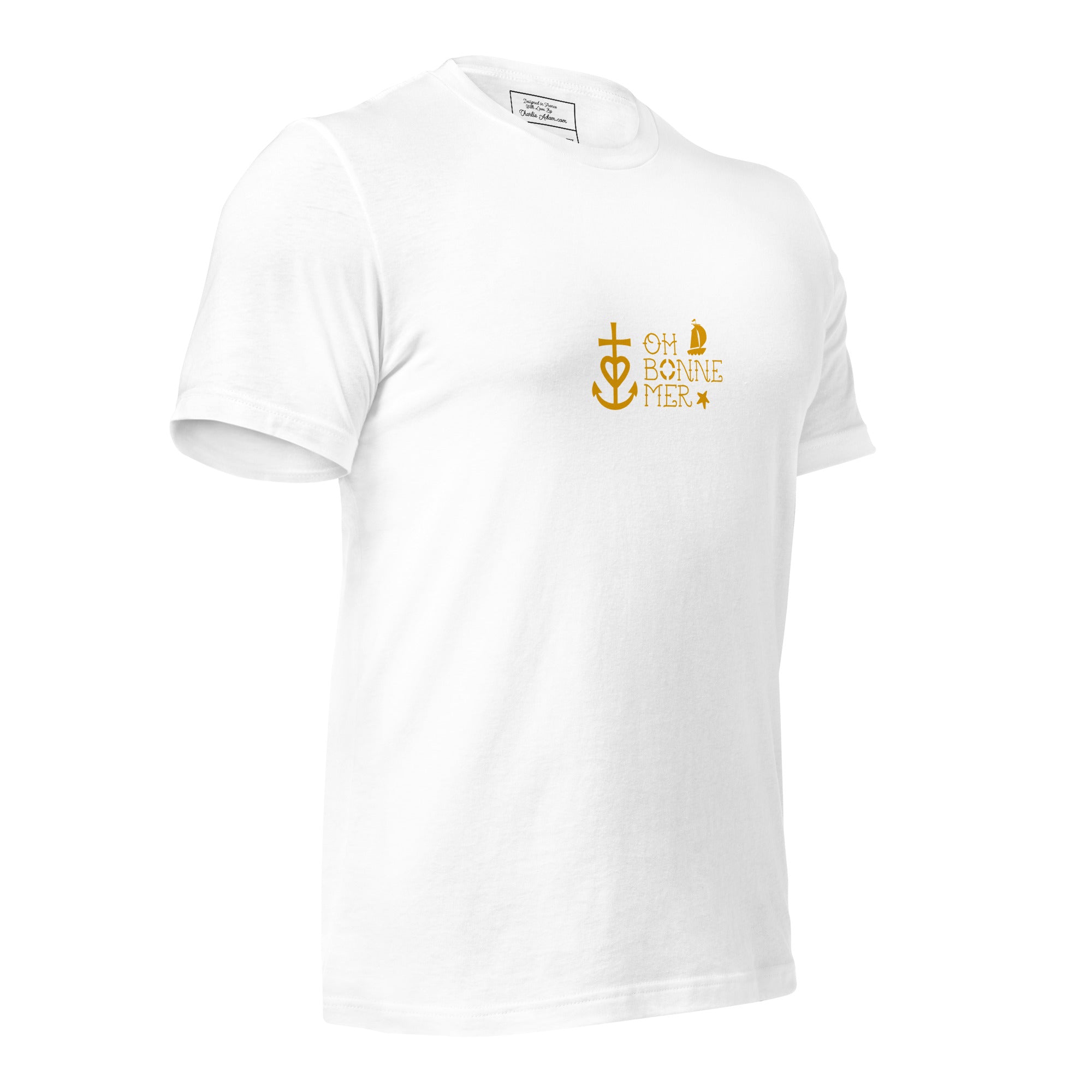 T-shirt en coton unisexe Oh Bonne Mer 2 sur couleurs claires