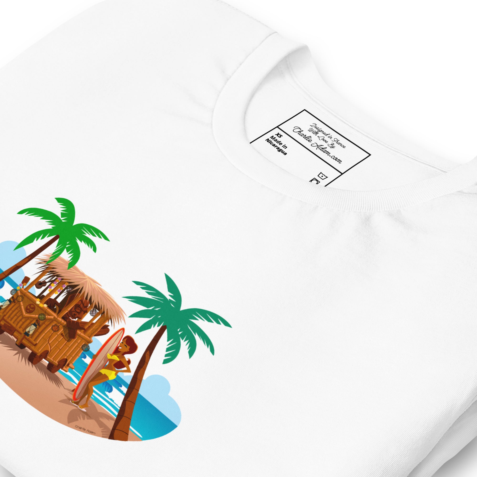 Unisex t-shirt Tiki Kombi on light colors