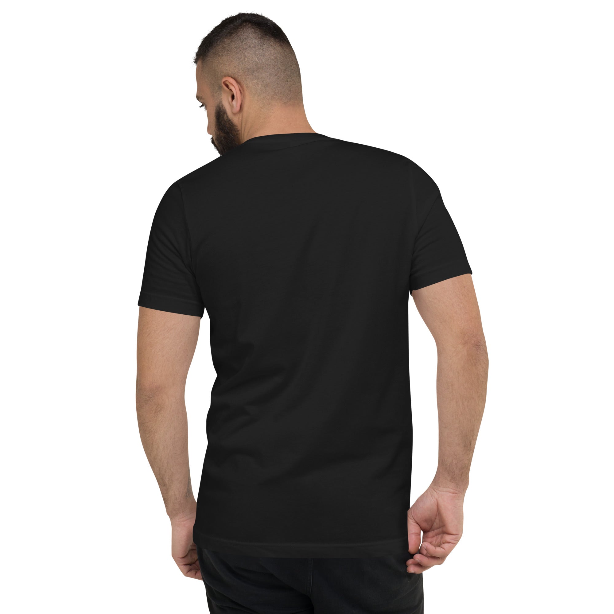 Unisex V-Neck T-Shirt Square Vintage Campers