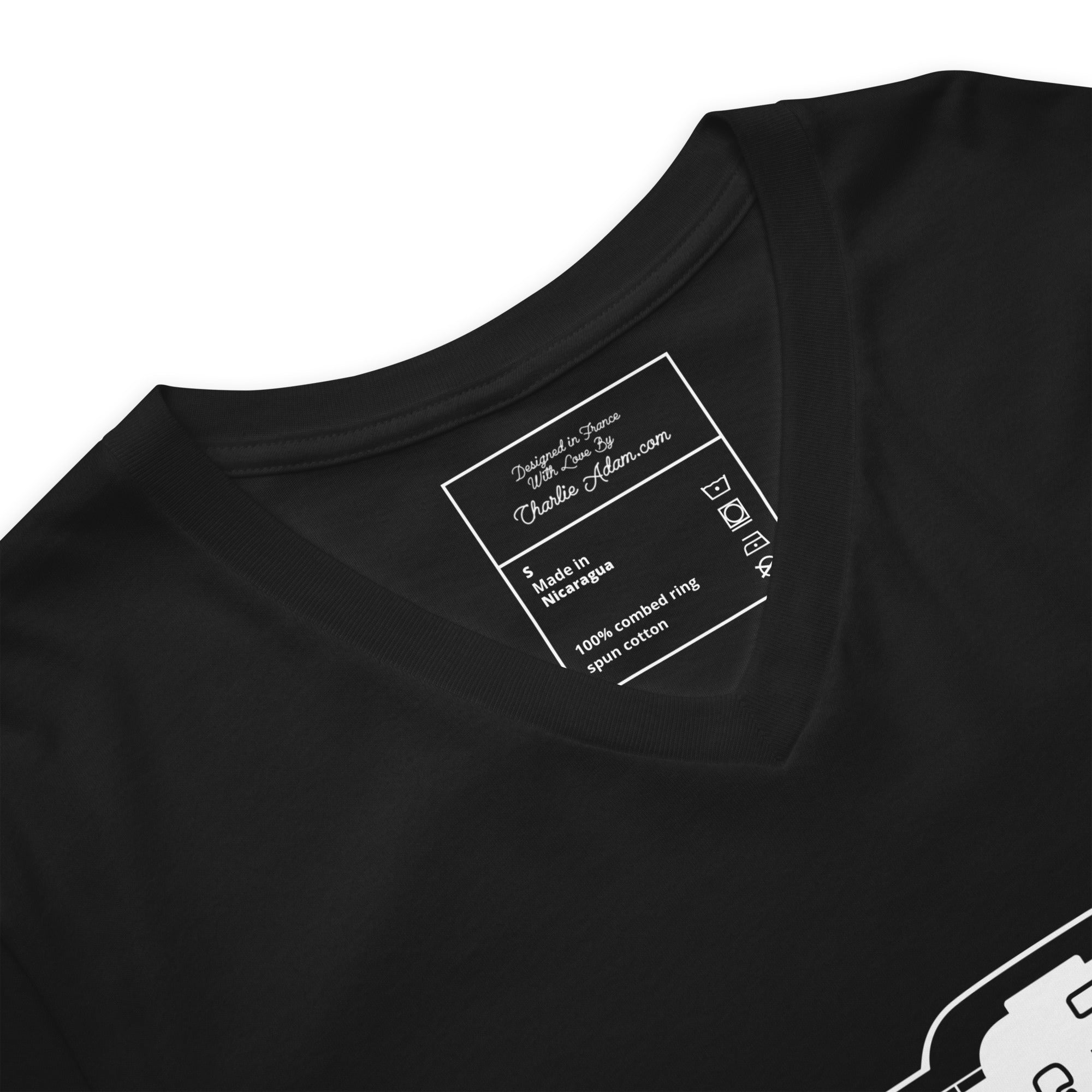Unisex V-Neck T-Shirt Bold Camper Van