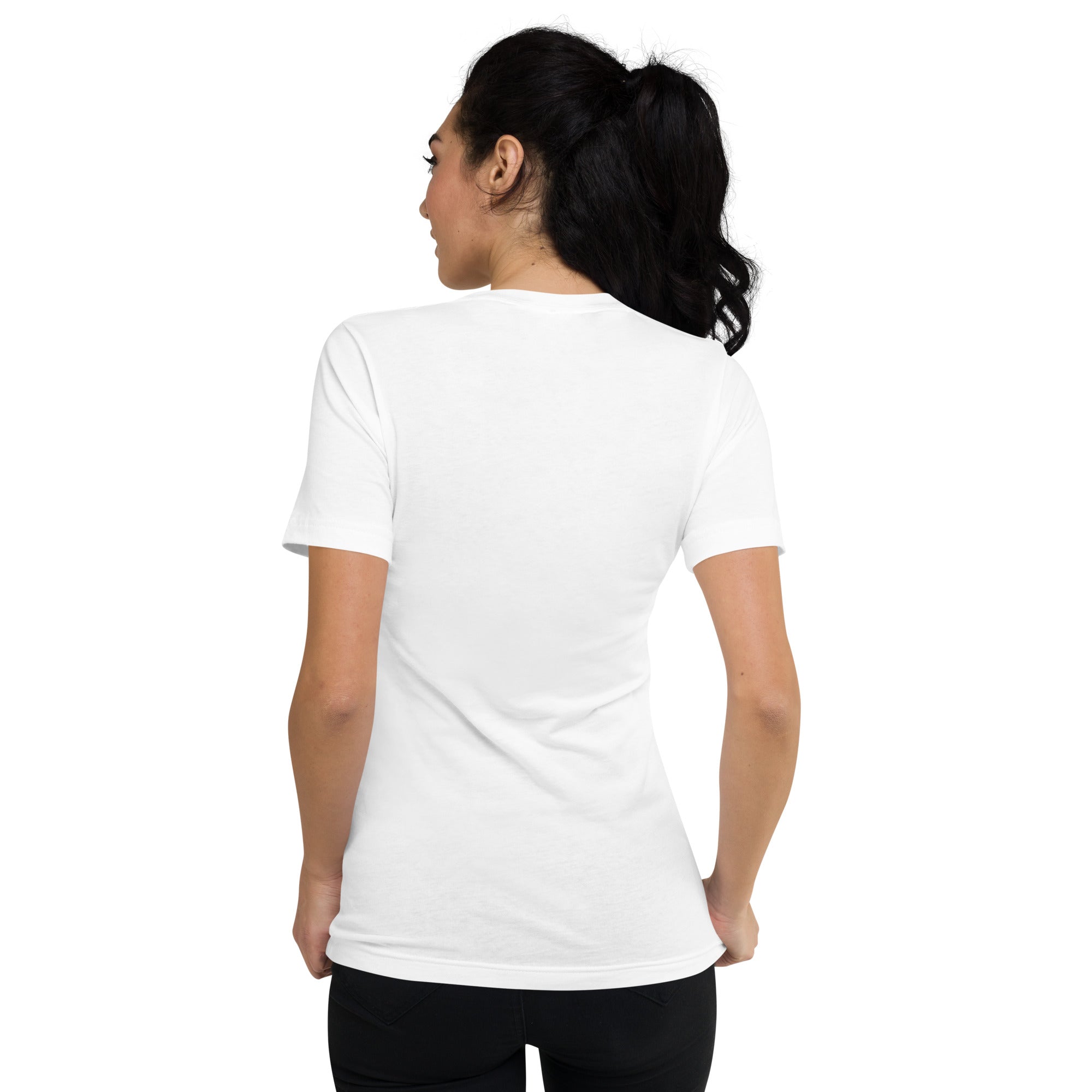 Unisex V-Neck T-Shirt Ultra Combi: Home is where you park it