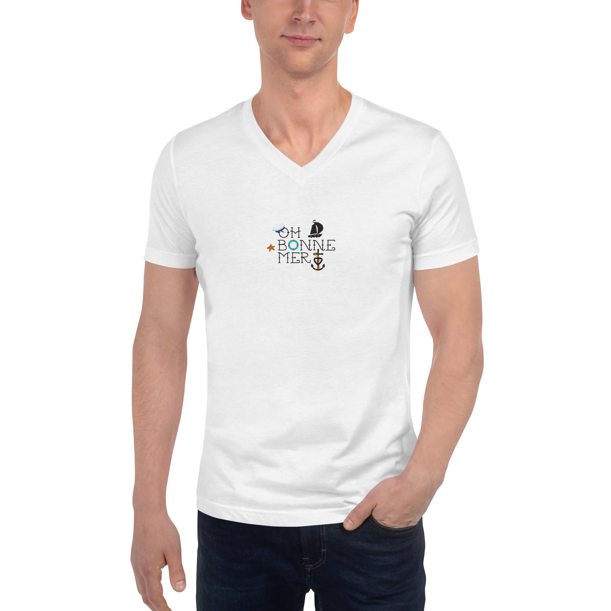 T-shirt unisexe Col V Oh Bonne Mer 3