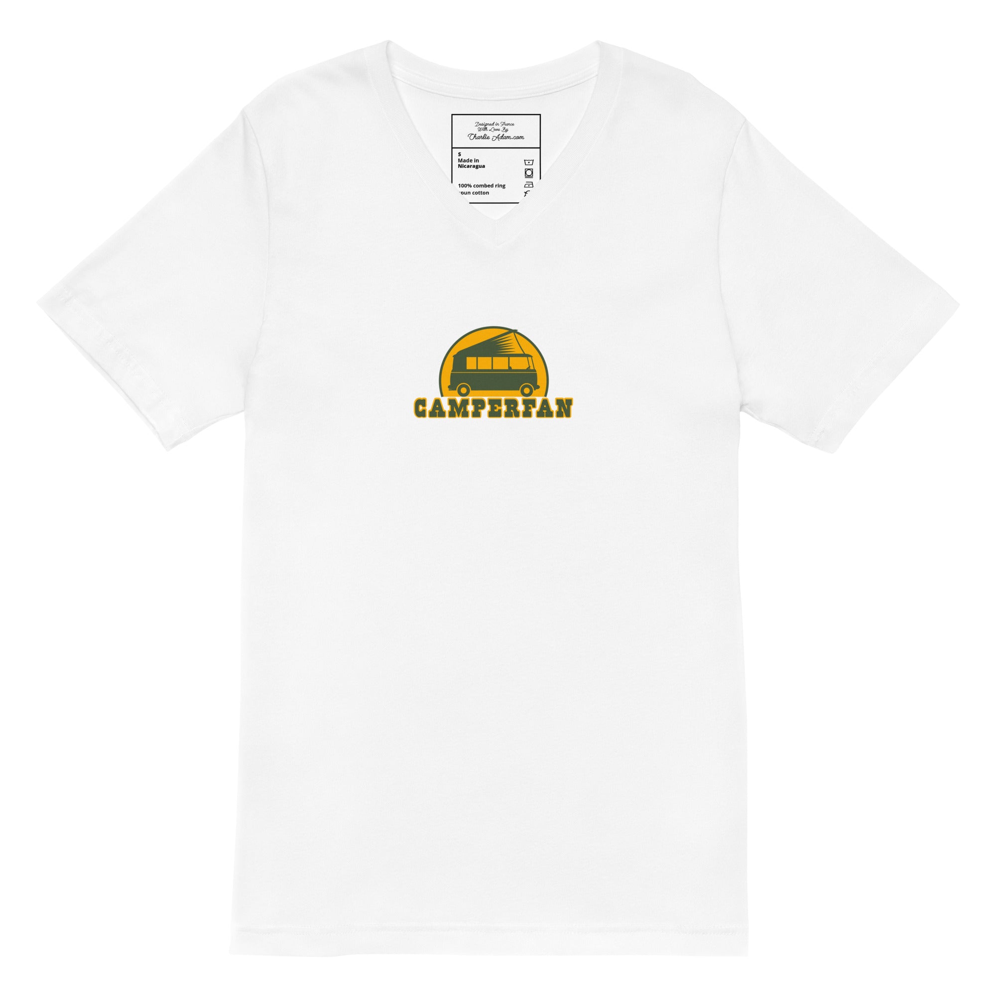 T-shirt unisexe Col V Camperfan