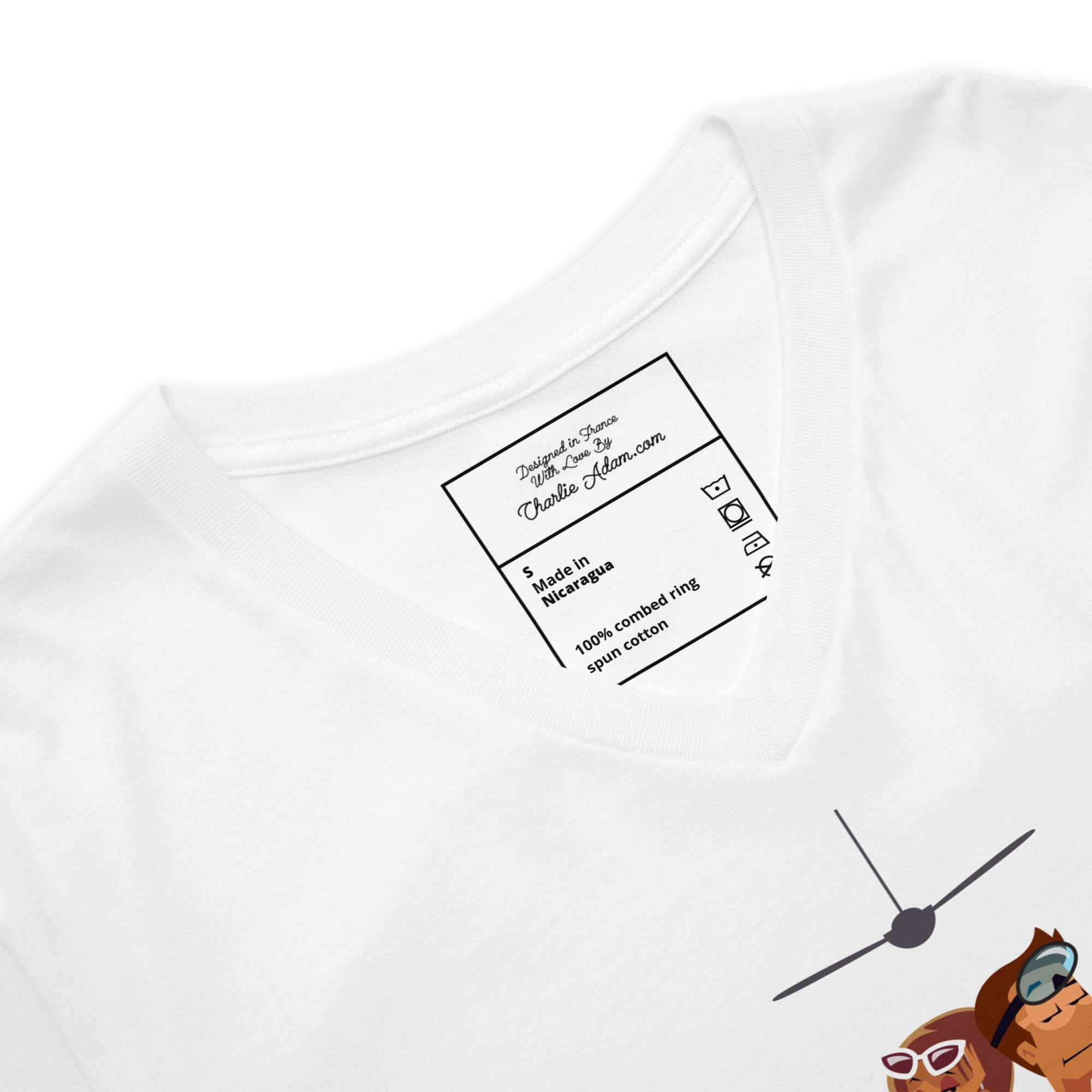 Unisex V-Neck T-Shirt License to Chill Vamos a la Playa
