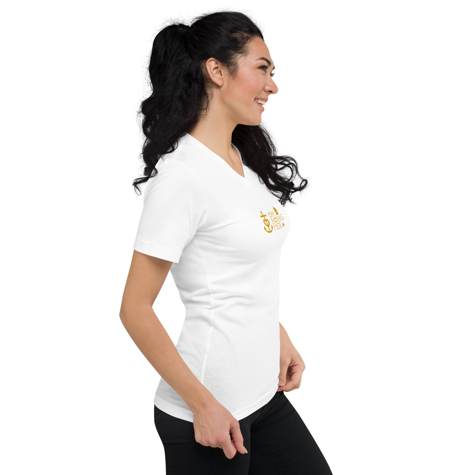 Unisex V-Neck T-Shirt Oh Bonne Mer 2