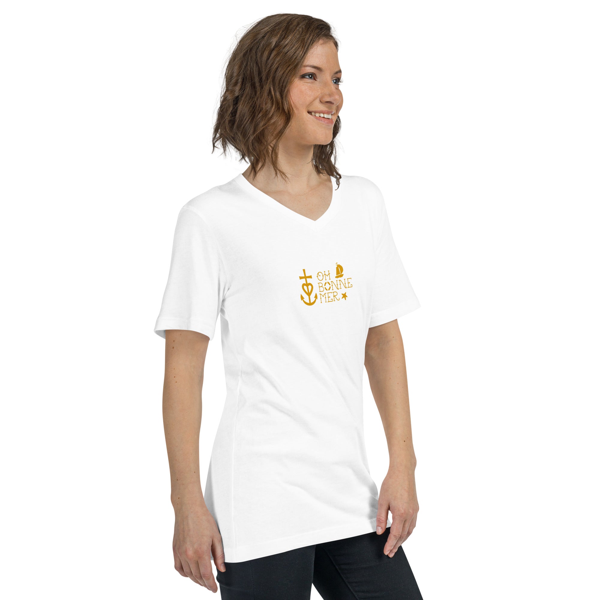 Unisex V-Neck T-Shirt Oh Bonne Mer 2