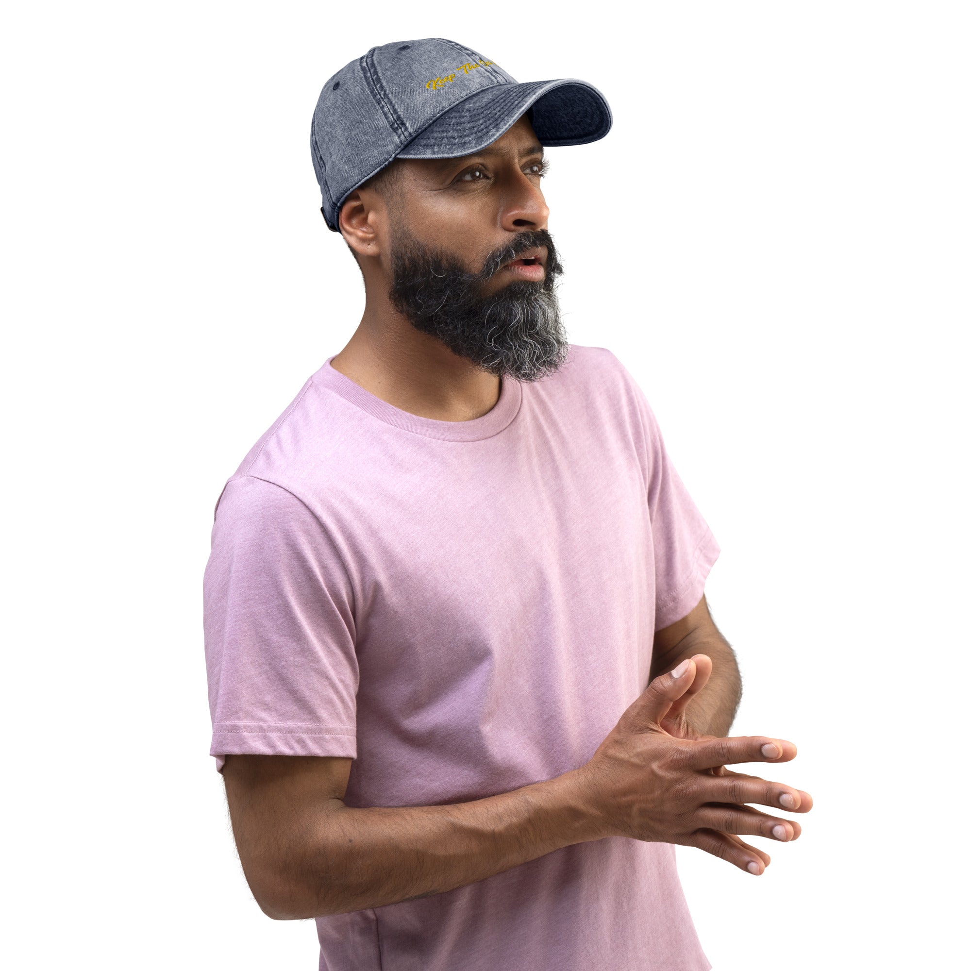 Casquette Vintage en Sergé de Coton Keep The Sea Clean