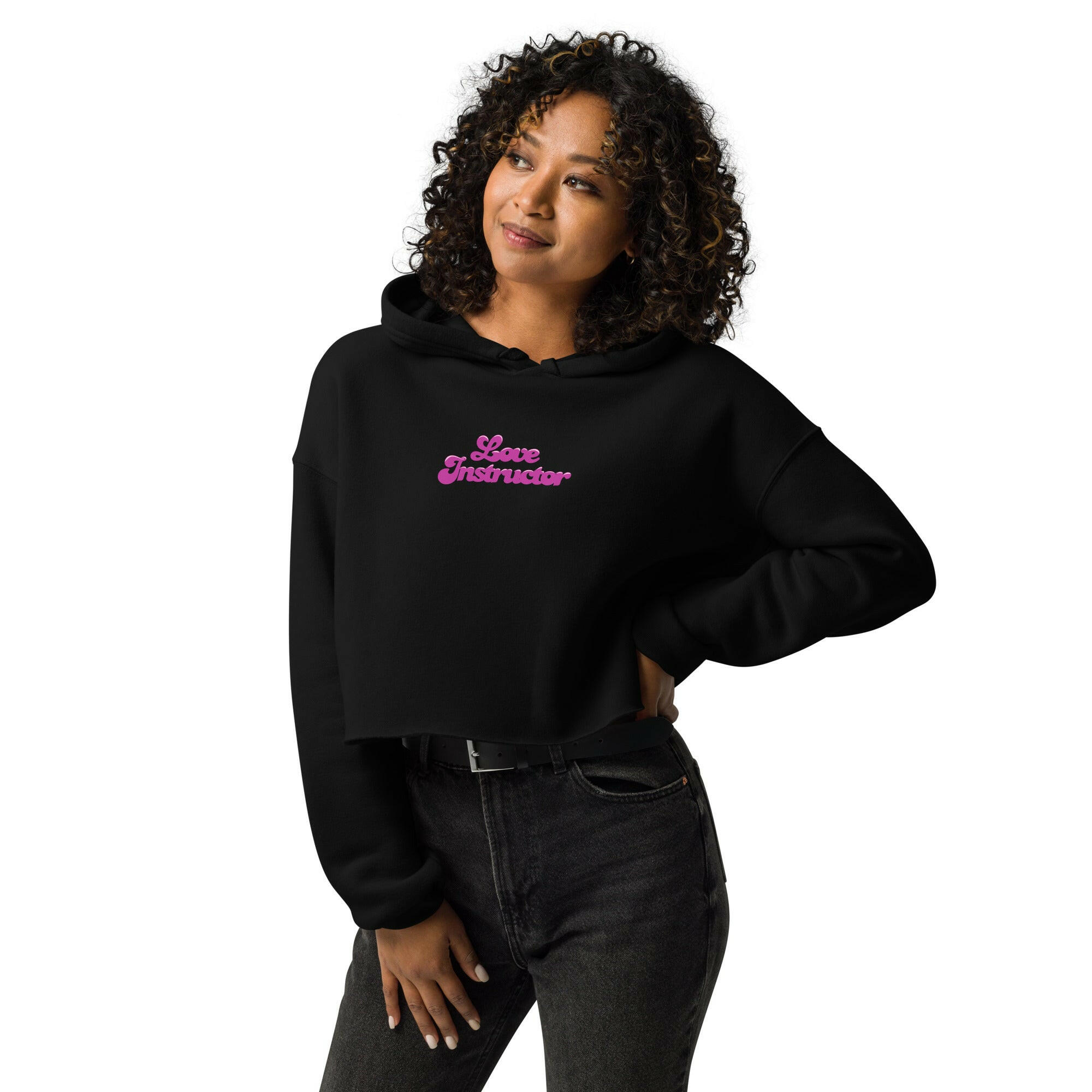 Crop Hoodie Love instructor