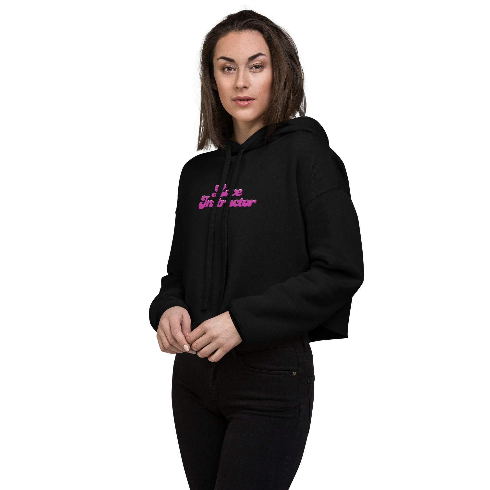 Crop Hoodie Love instructor
