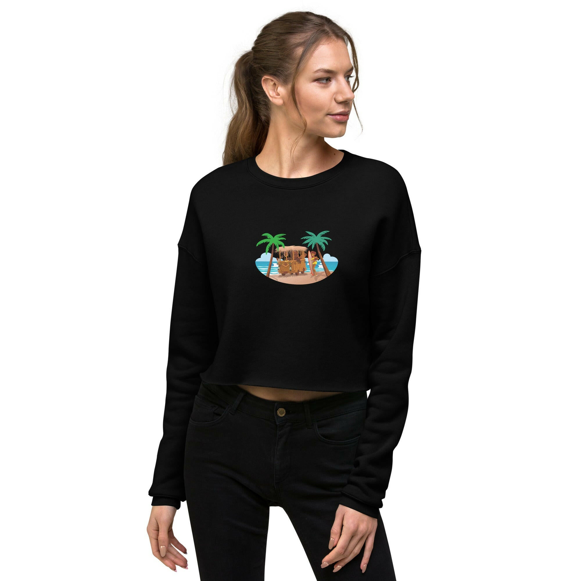 Crop Sweatshirt Tiki Kombi