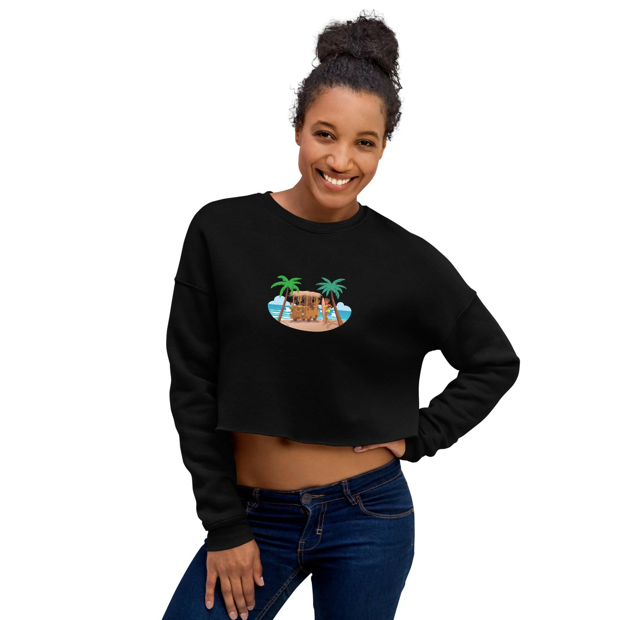 Crop Sweatshirt Tiki Kombi