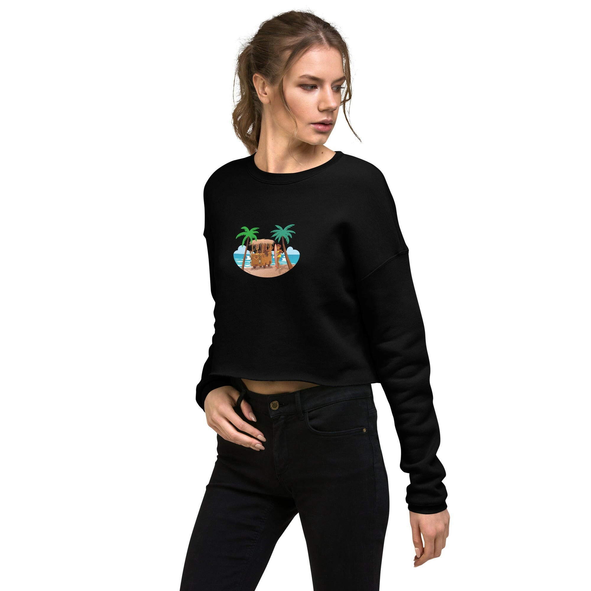 Crop Sweatshirt Tiki Kombi