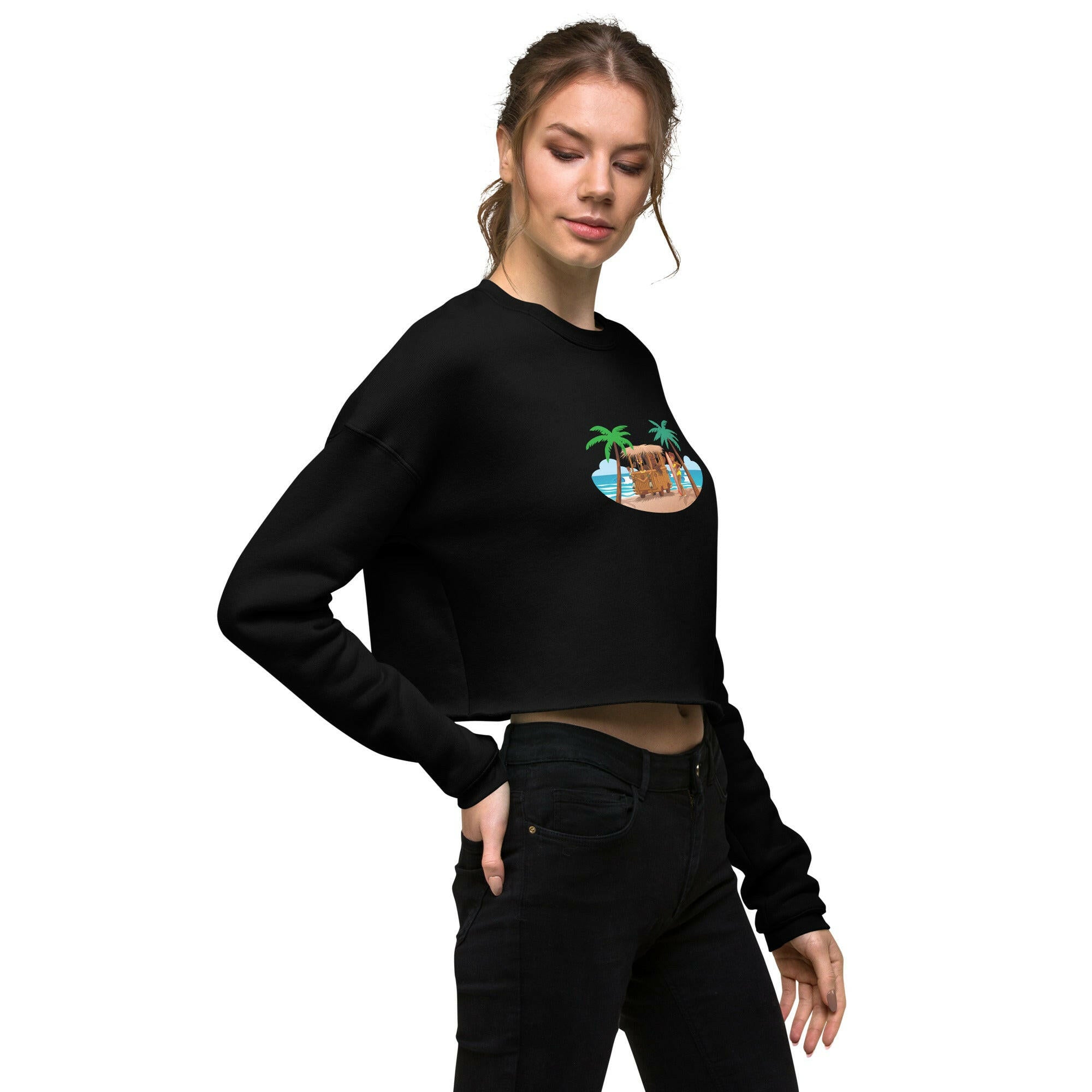 Crop Sweatshirt Tiki Kombi