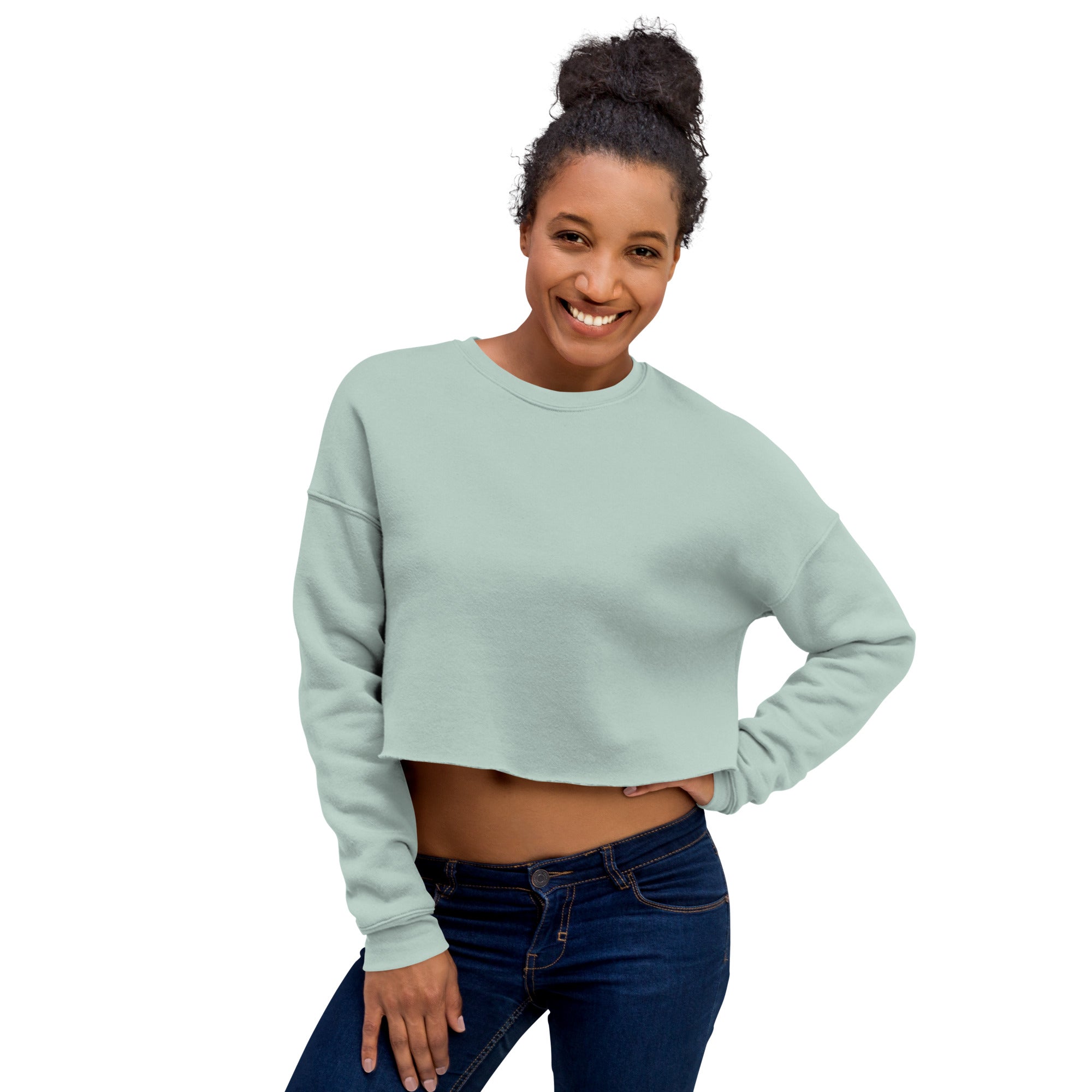 Sweat-Shirt Crop-Top Oh Bonne Mer 1 grand motif dans le dos