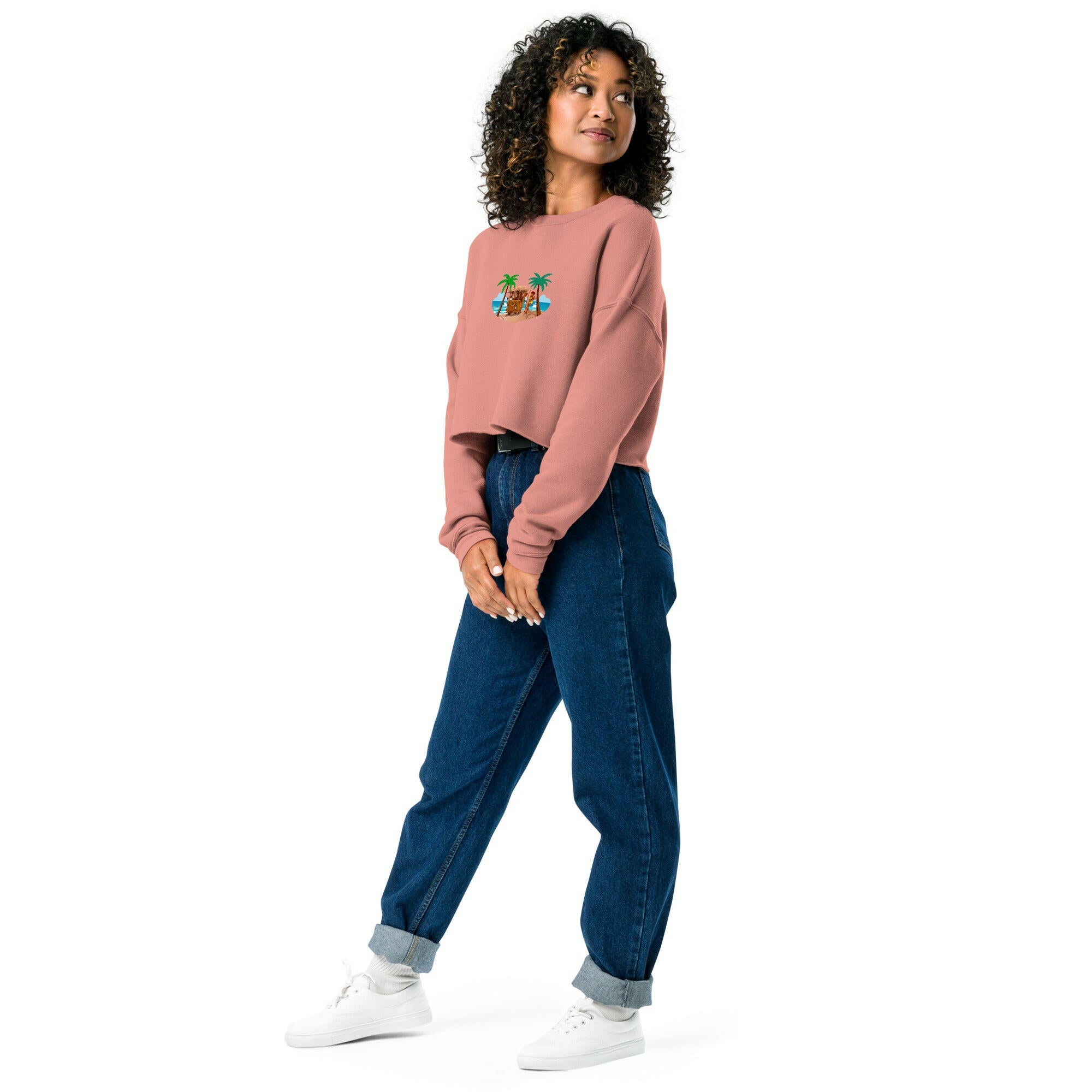 Crop Sweatshirt Tiki Kombi