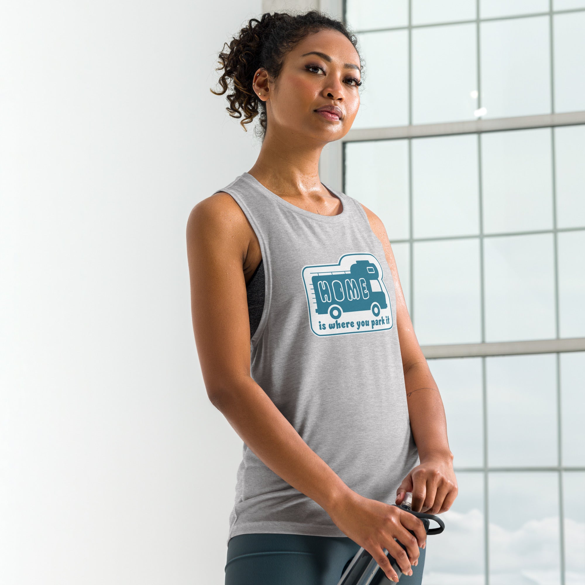 T-Shirt sans manches pour Femme Bold Camper Van