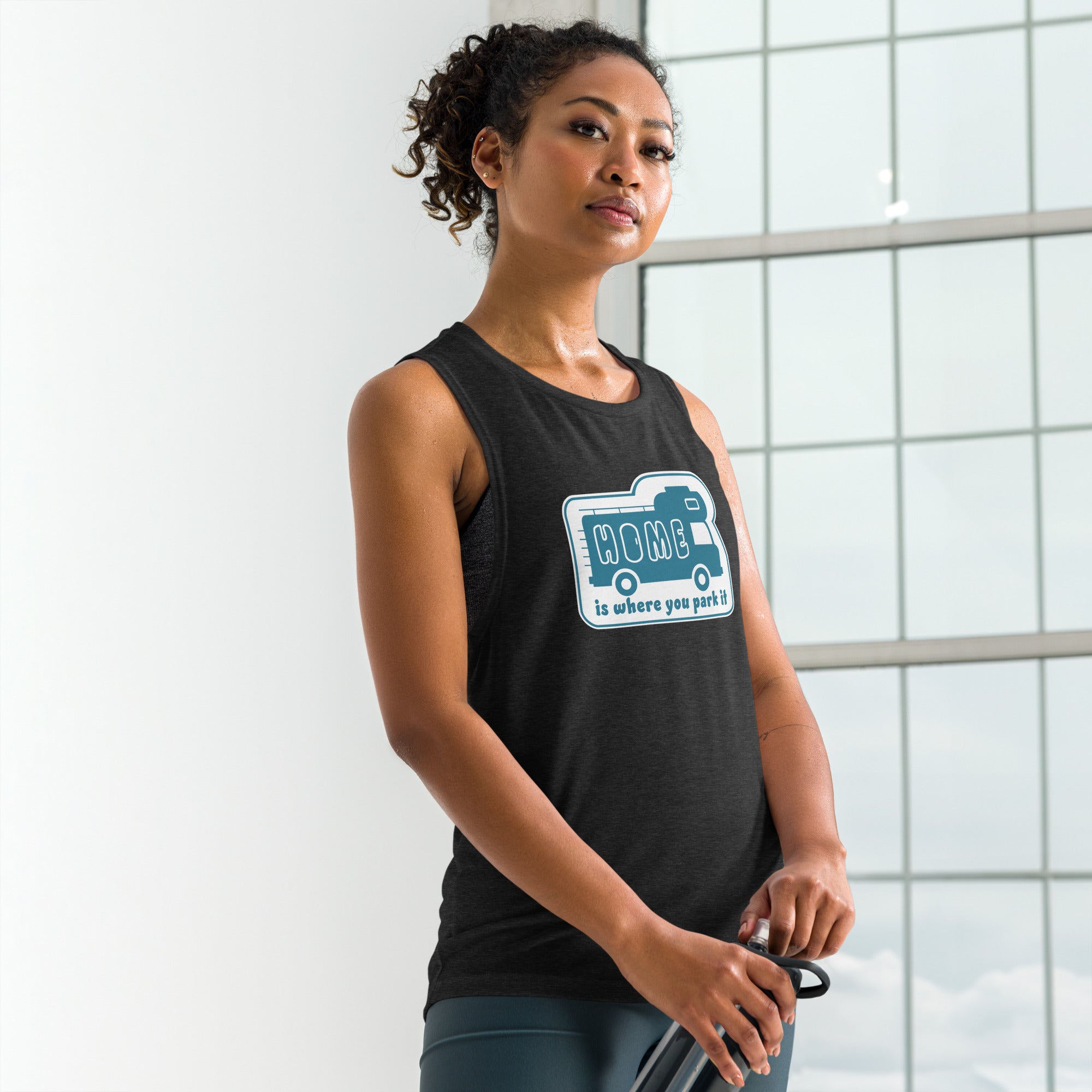 T-Shirt sans manches pour Femme Bold Camper Van